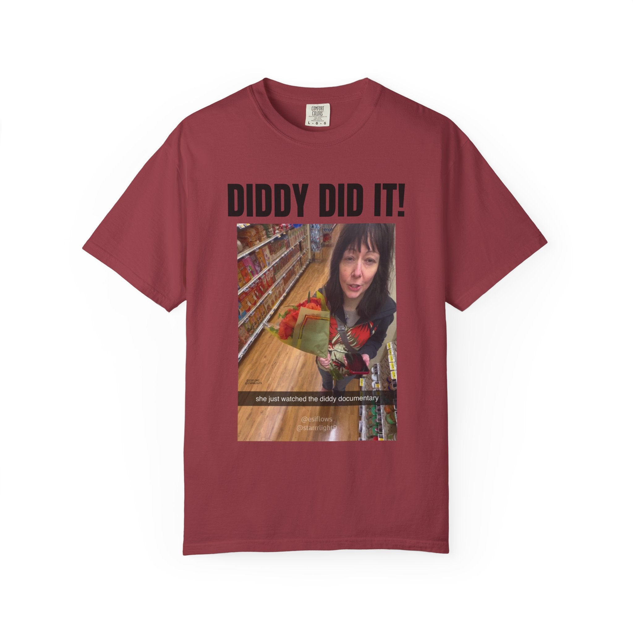 "DIDDY DID IT!" | ***[Graphic Tee]*** | EsiFlows x Starrrlight9 | Funny Viral DIDDY Anti-DIDDY T-Shirt