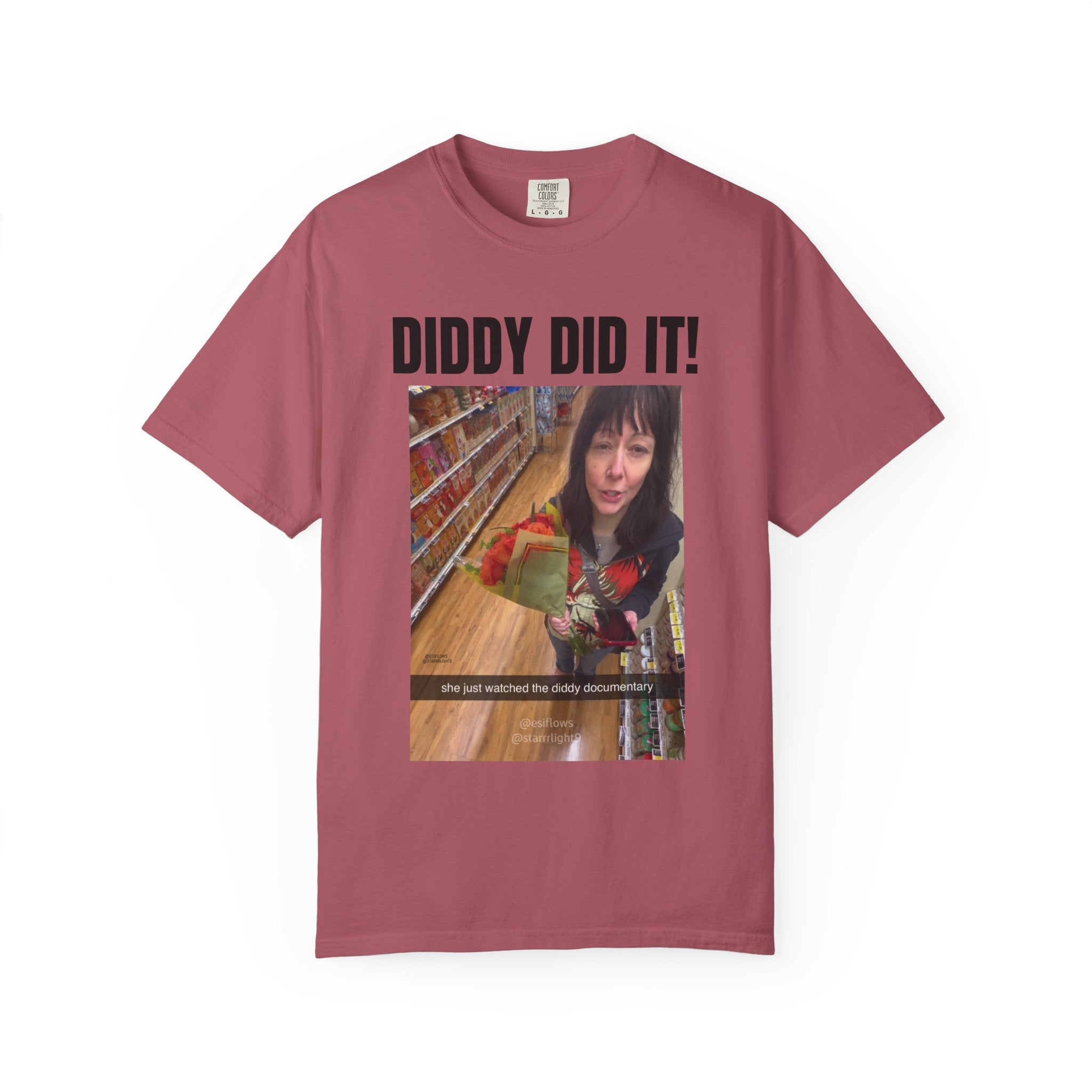 "DIDDY DID IT!" | ***[Graphic Tee]*** | EsiFlows x Starrrlight9 | Funny Viral DIDDY Anti-DIDDY T-Shirt