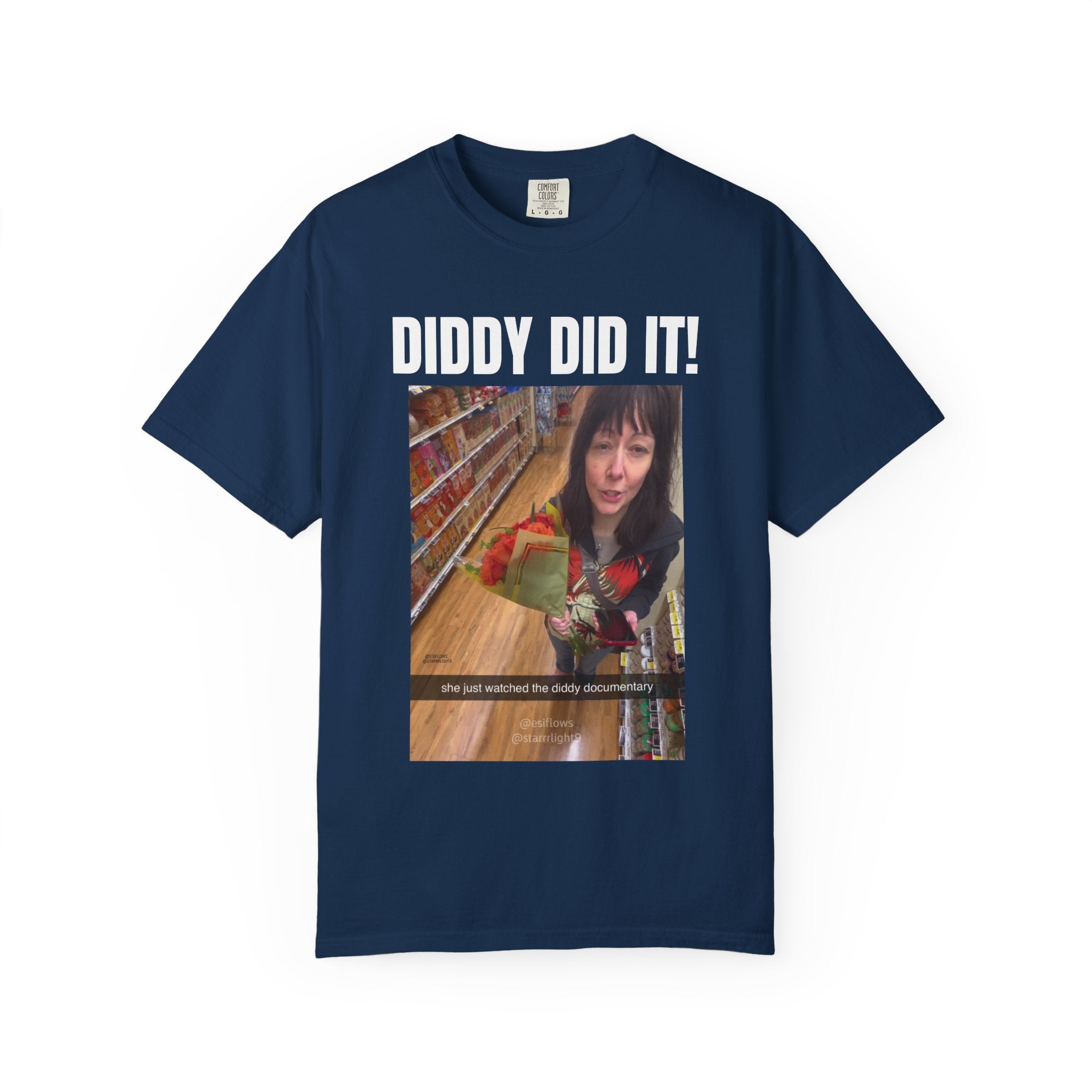 "DIDDY DID IT!" | ***[Graphic Tee]*** | EsiFlows x Starrrlight9 | Funny Viral DIDDY Anti-DIDDY T-Shirt
