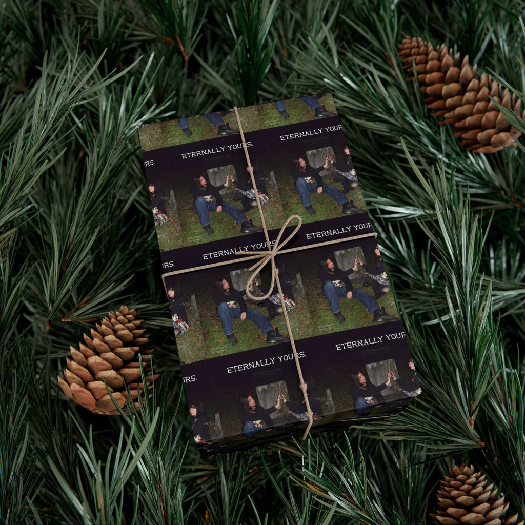 "ETERNALLY YOURS"  |  ***[Wrapping Paper]*** | Esi Starrrlight Radio | Cute Couples Gift Wrap Paper