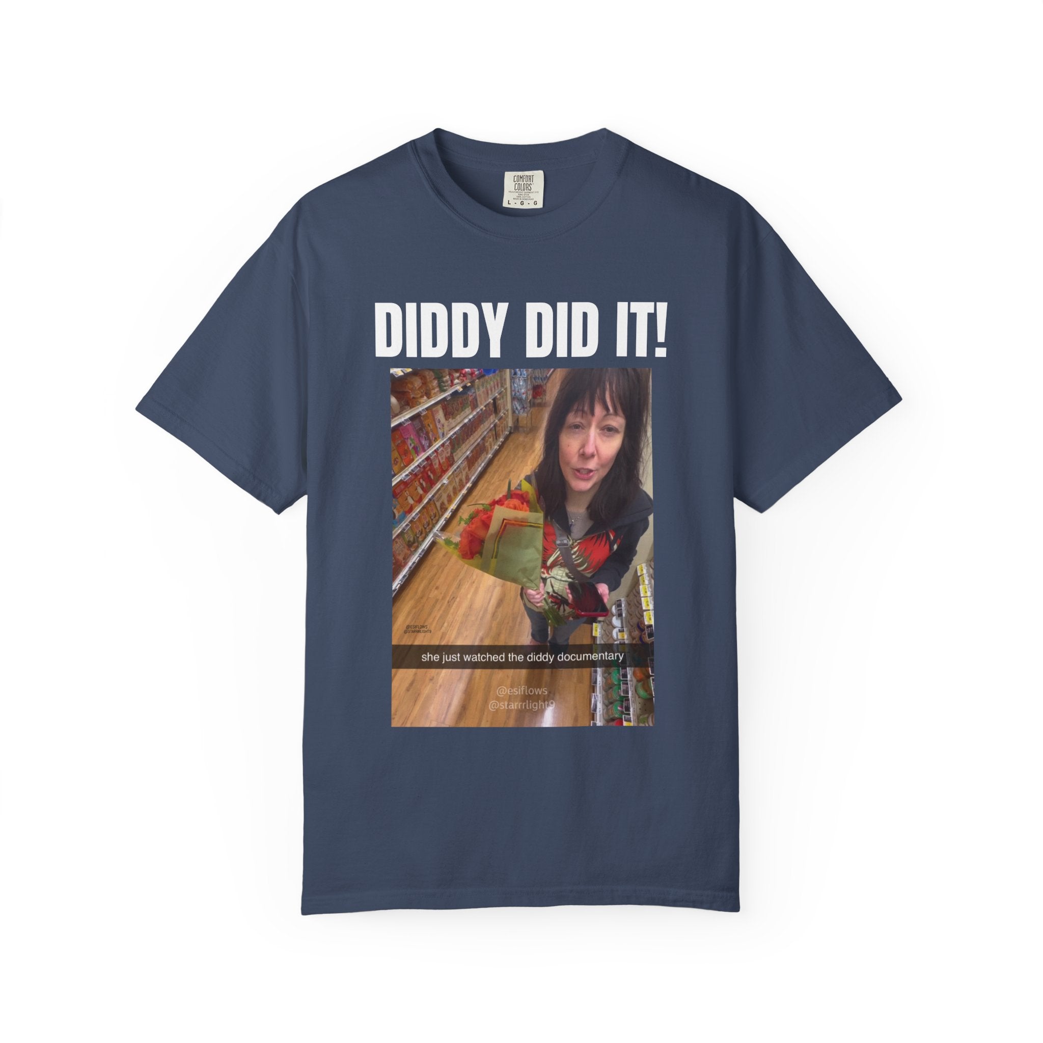 "DIDDY DID IT!" | ***[Graphic Tee]*** | EsiFlows x Starrrlight9 | Funny Viral DIDDY Anti-DIDDY T-Shirt