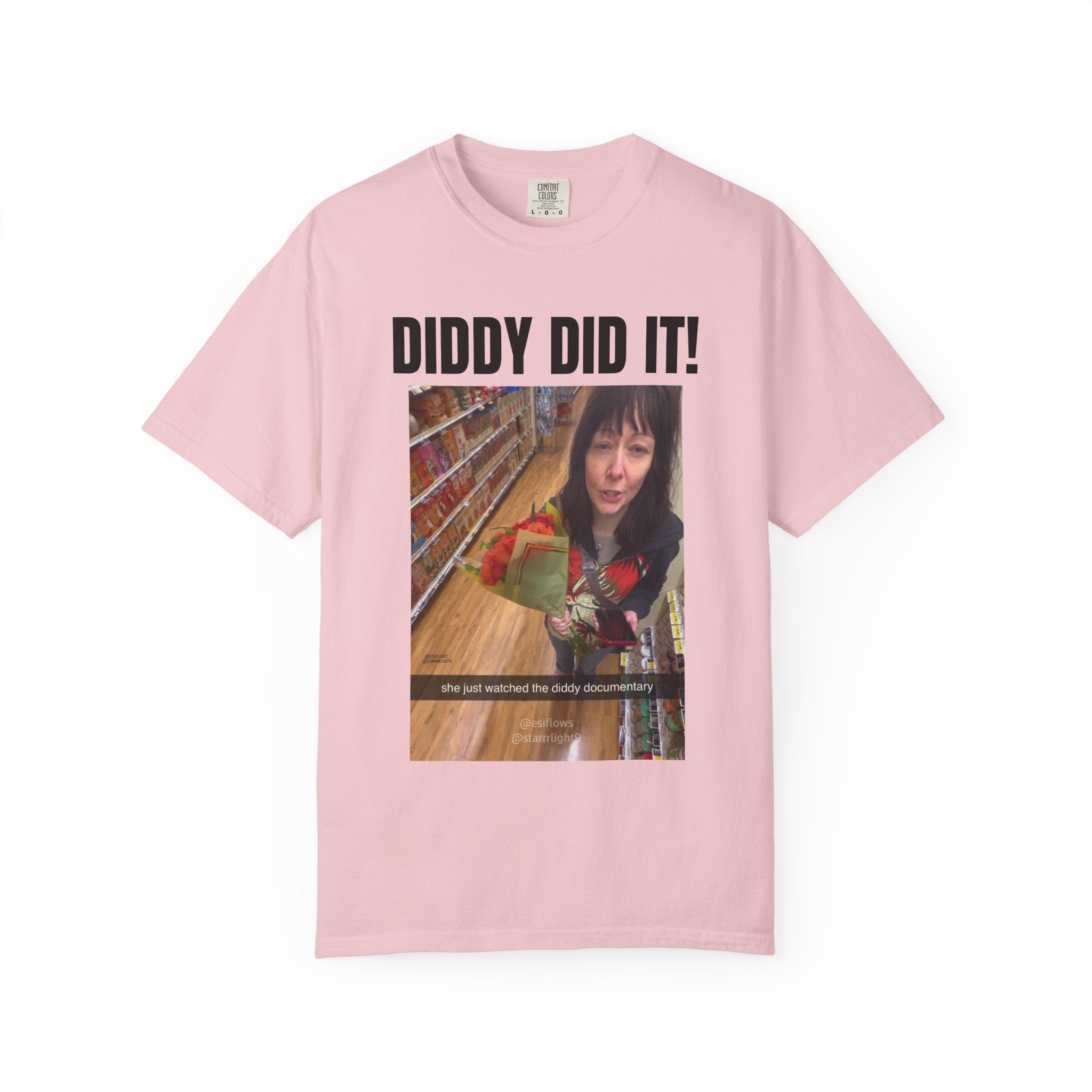 "DIDDY DID IT!" | ***[Graphic Tee]*** | EsiFlows x Starrrlight9 | Funny Viral DIDDY Anti-DIDDY T-Shirt