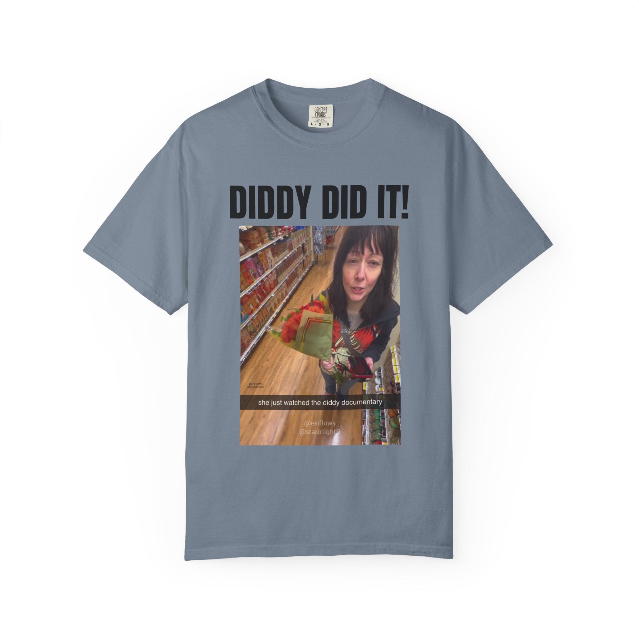"DIDDY DID IT!" | ***[Graphic Tee]*** | EsiFlows x Starrrlight9 | Funny Viral DIDDY Anti-DIDDY T-Shirt