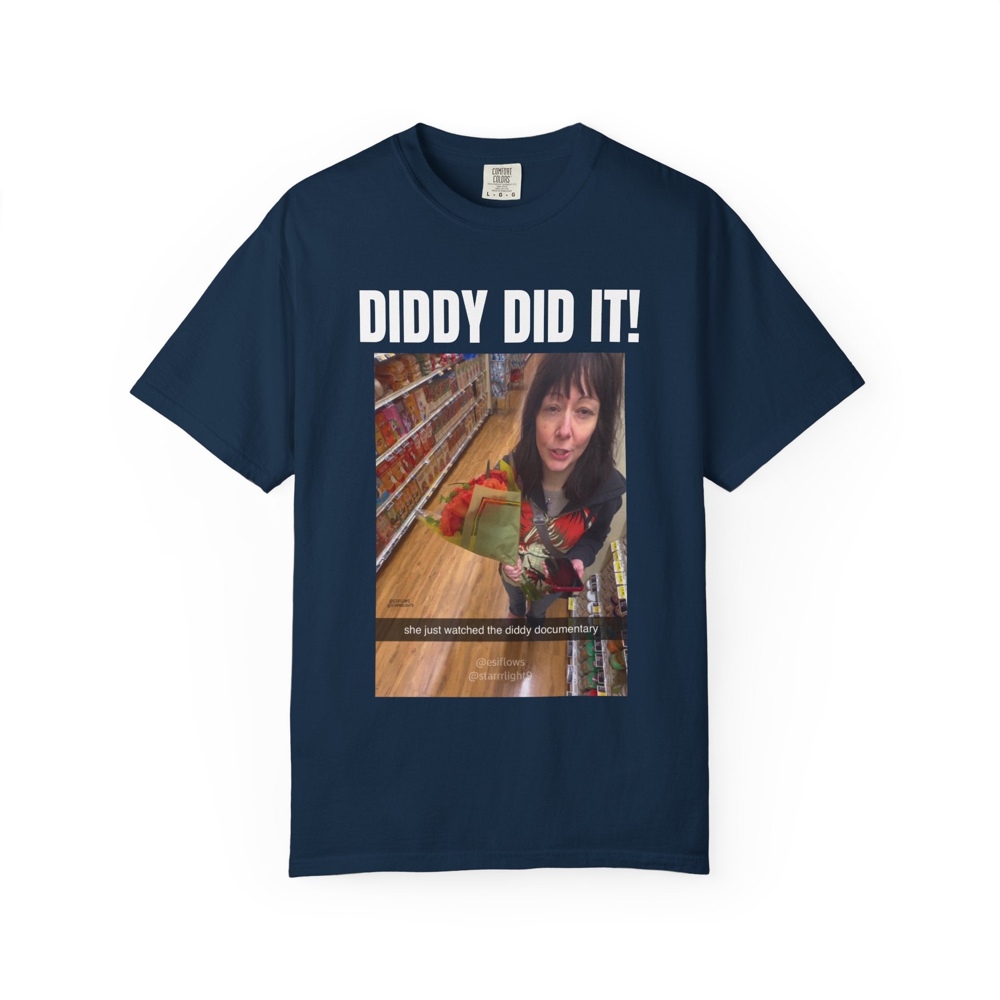 "DIDDY DID IT!" | ***[Graphic Tee]*** | EsiFlows x Starrrlight9 | Funny Viral DIDDY Anti-DIDDY T-Shirt
