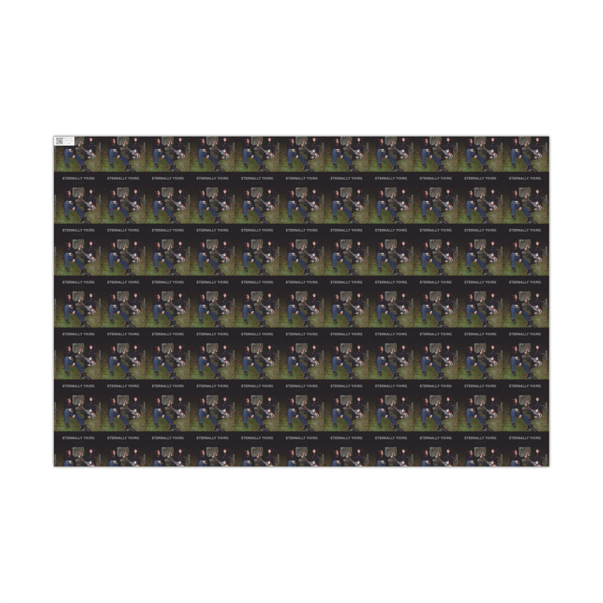 "ETERNALLY YOURS"  |  ***[Wrapping Paper]*** | Esi Starrrlight Radio | Cute Couples Gift Wrap Paper