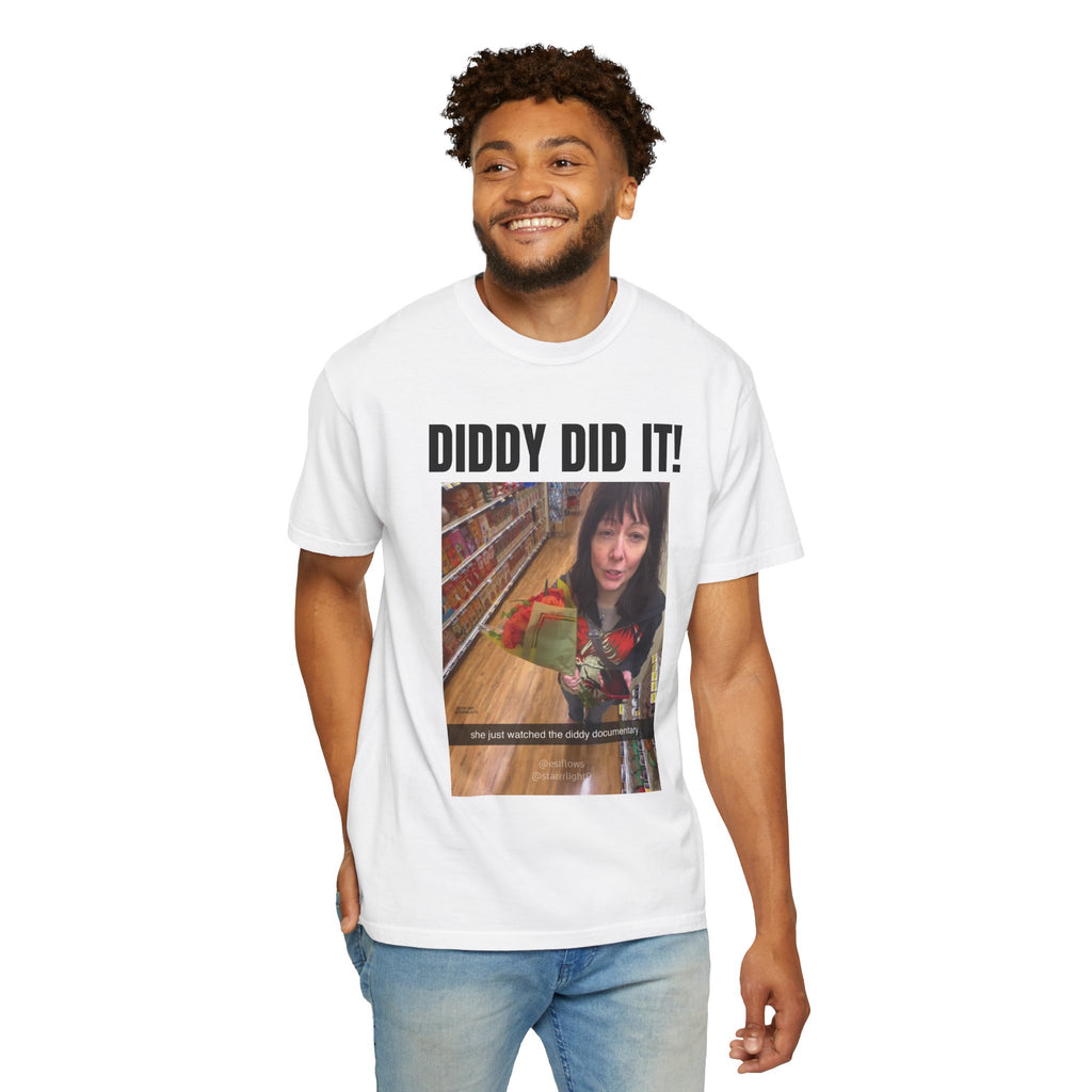 "DIDDY DID IT!" | ***[Graphic Tee]*** | EsiFlows x Starrrlight9 | Funny Viral DIDDY Anti-DIDDY T-Shirt