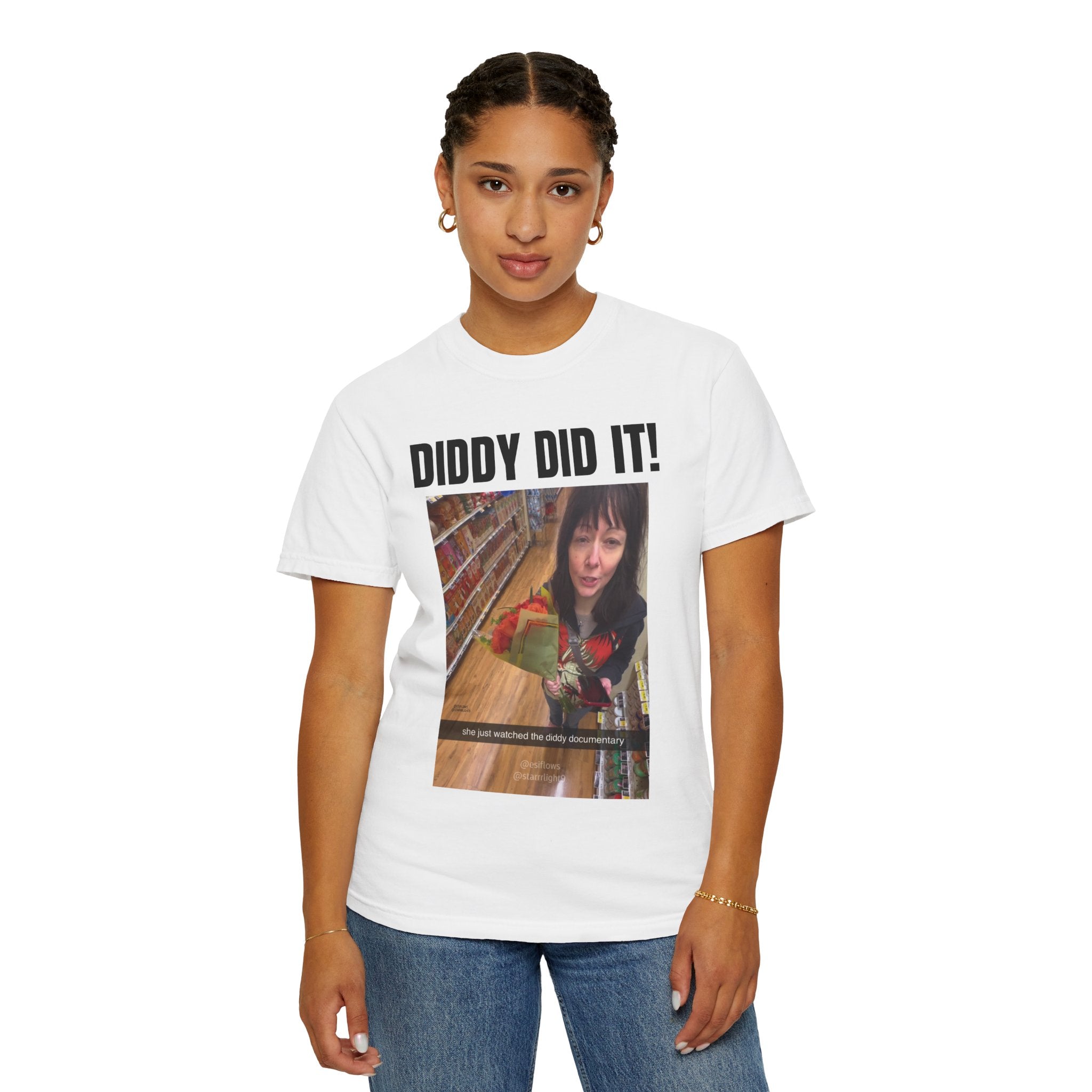 "DIDDY DID IT!" | ***[Graphic Tee]*** | EsiFlows x Starrrlight9 | Funny Viral DIDDY Anti-DIDDY T-Shirt