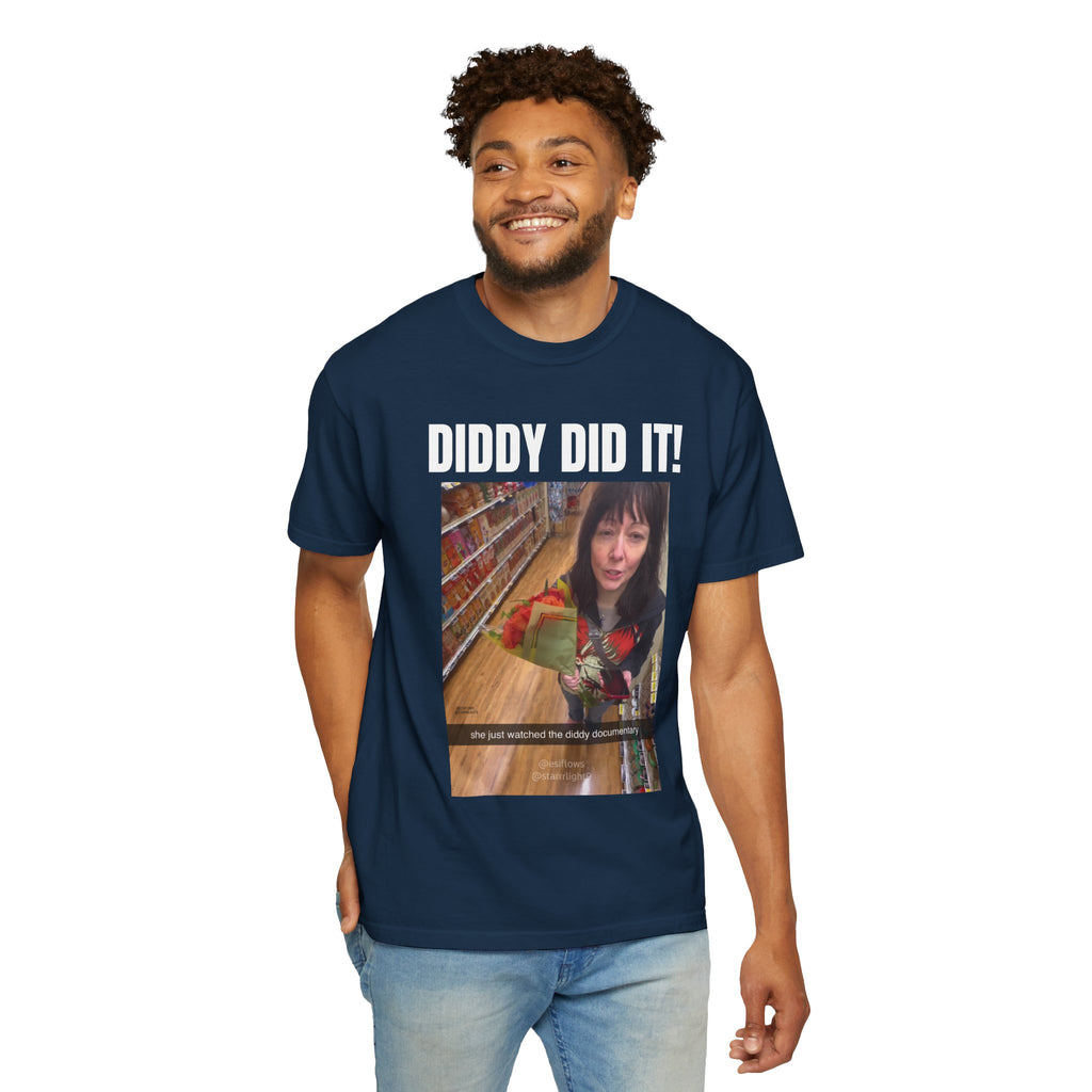 "DIDDY DID IT!" | ***[Graphic Tee]*** | EsiFlows x Starrrlight9 | Funny Viral DIDDY Anti-DIDDY T-Shirt
