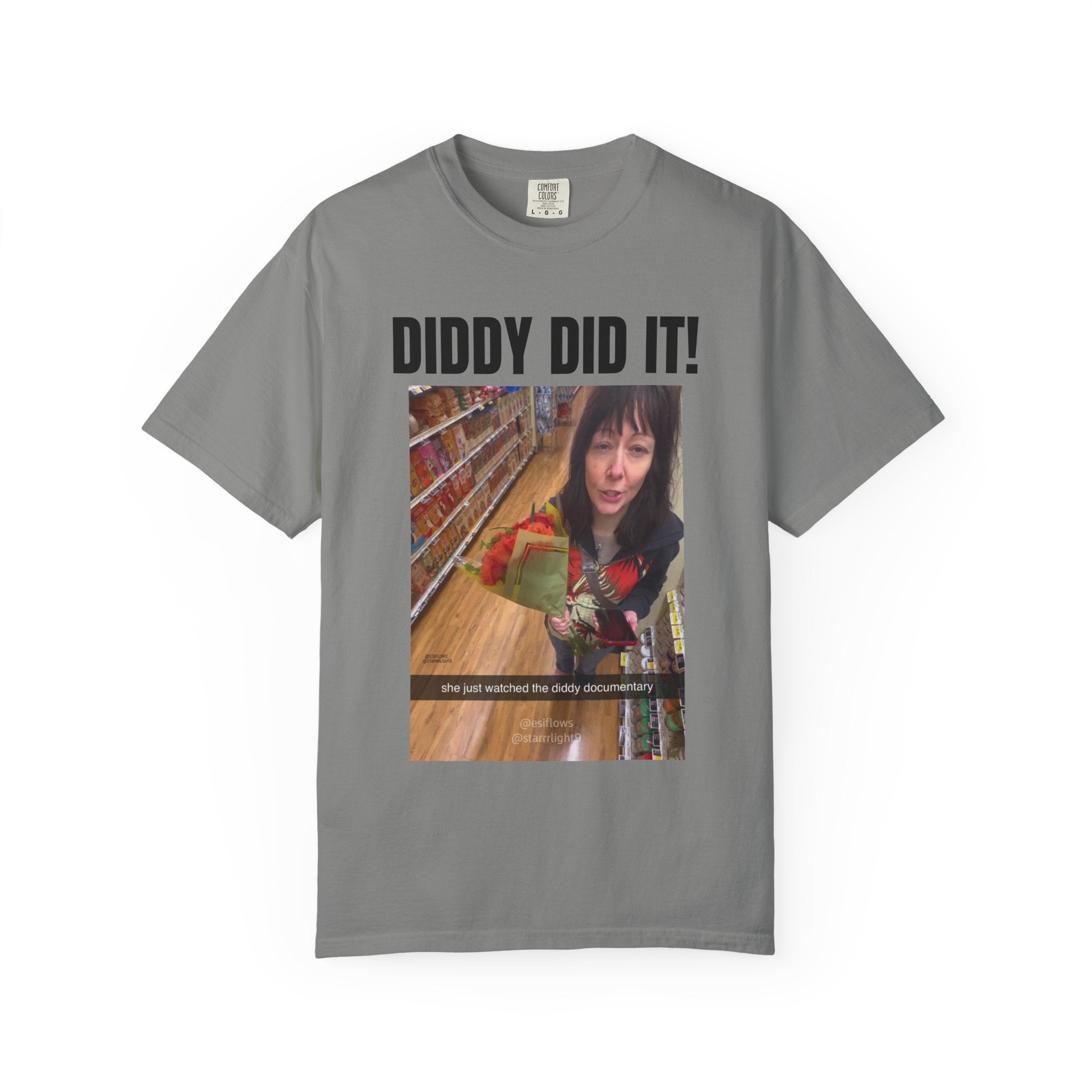 "DIDDY DID IT!" | ***[Graphic Tee]*** | EsiFlows x Starrrlight9 | Funny Viral DIDDY Anti-DIDDY T-Shirt