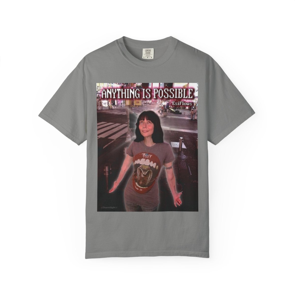 "Anything Is Possible" | ***[Graphic Tee]*** | EsiFlows | Surreal Dreamy Psychedelic Uplifting Unisex Garment - Dyed T-shirt - EsiFlows