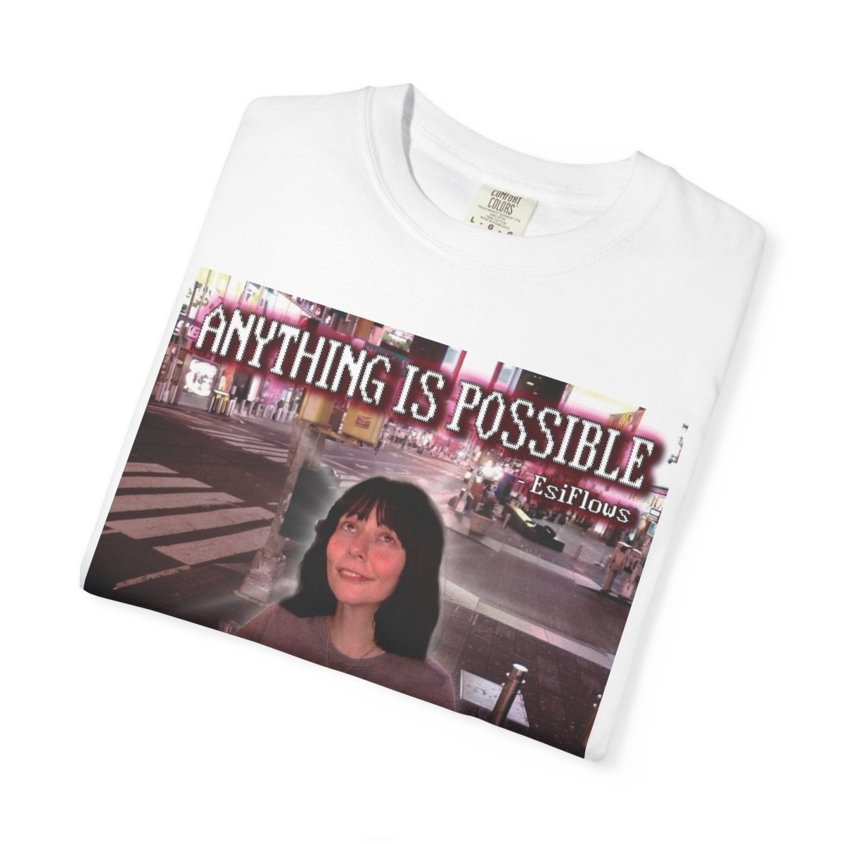 "Anything Is Possible" | ***[Graphic Tee]*** | EsiFlows | Surreal Dreamy Psychedelic Uplifting Unisex Garment - Dyed T-shirt - EsiFlows