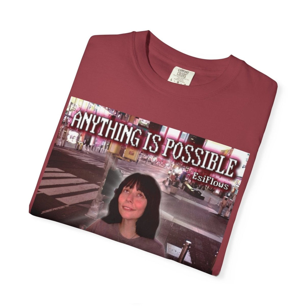 "Anything Is Possible" | ***[Graphic Tee]*** | EsiFlows | Surreal Dreamy Psychedelic Uplifting Unisex Garment - Dyed T-shirt - EsiFlows