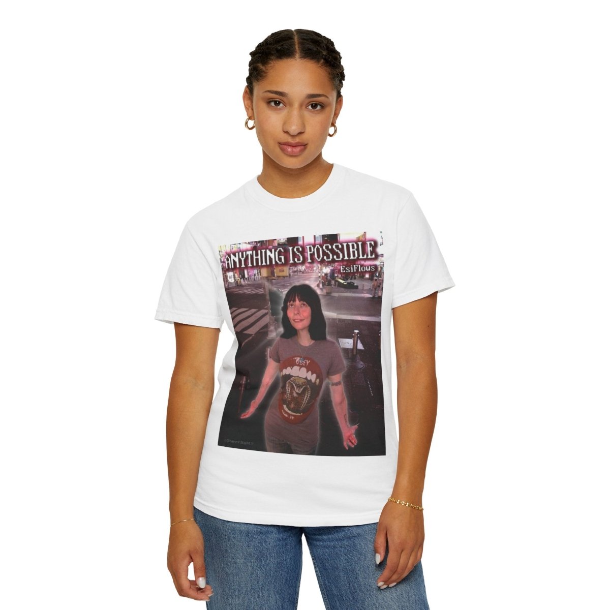"Anything Is Possible" | ***[Graphic Tee]*** | EsiFlows | Surreal Dreamy Psychedelic Uplifting Unisex Garment - Dyed T-shirt - EsiFlows