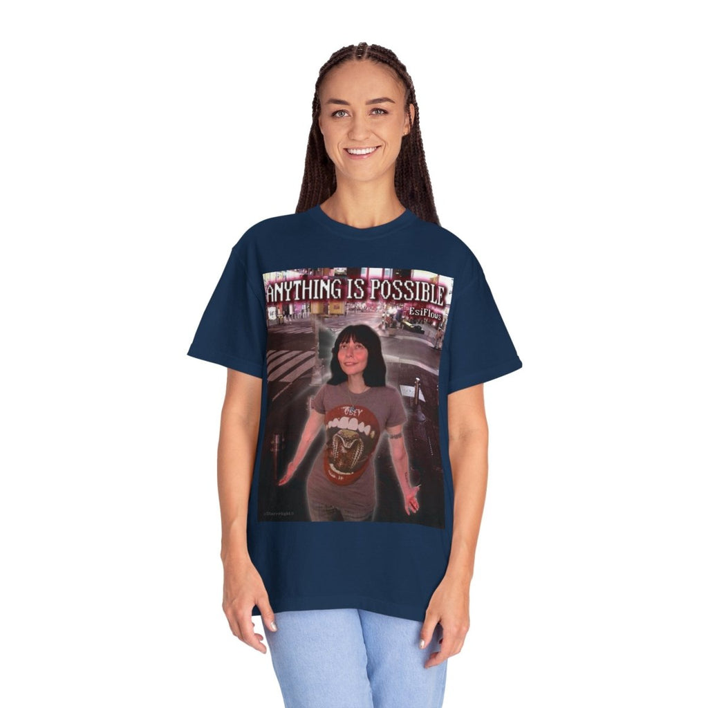 "Anything Is Possible" | ***[Graphic Tee]*** | EsiFlows | Surreal Dreamy Psychedelic Uplifting Unisex Garment - Dyed T-shirt - EsiFlows