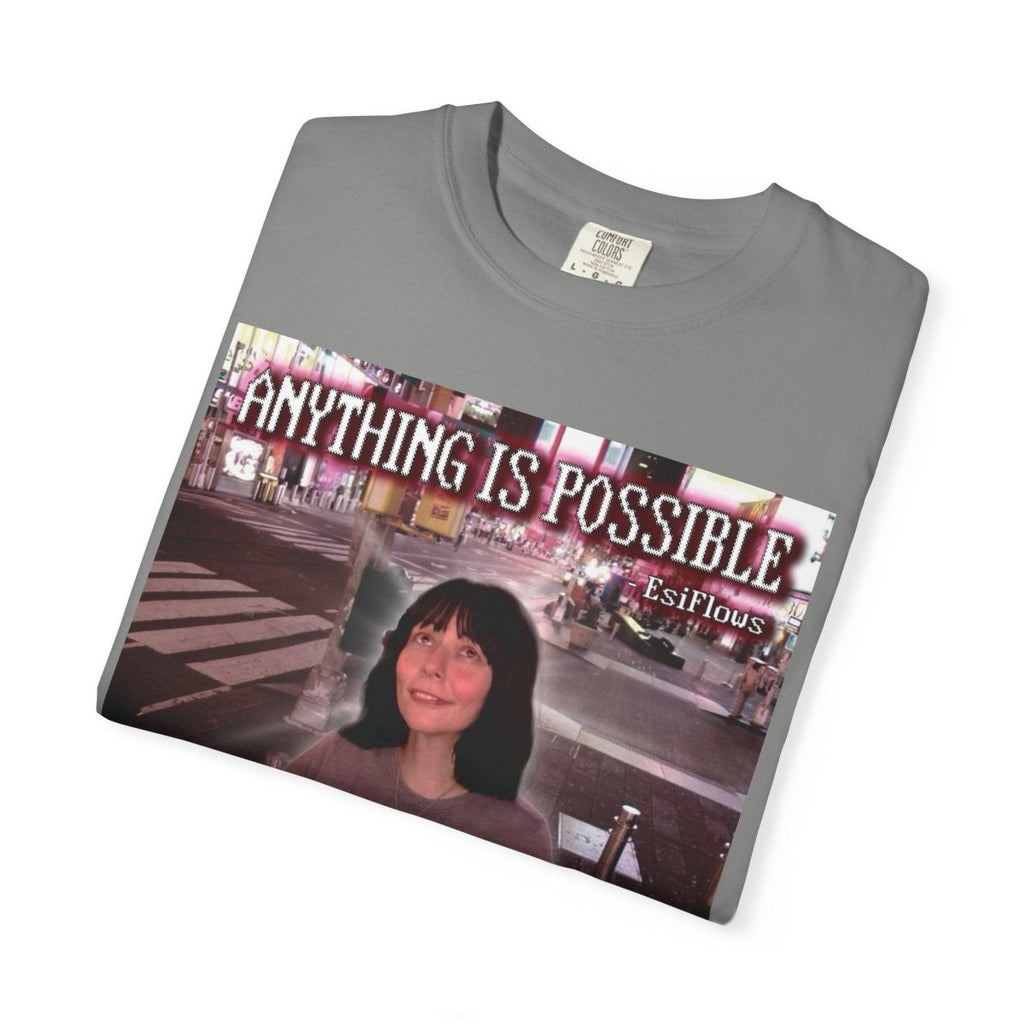 "Anything Is Possible" | ***[Graphic Tee]*** | EsiFlows | Surreal Dreamy Psychedelic Uplifting Unisex Garment - Dyed T-shirt - EsiFlows