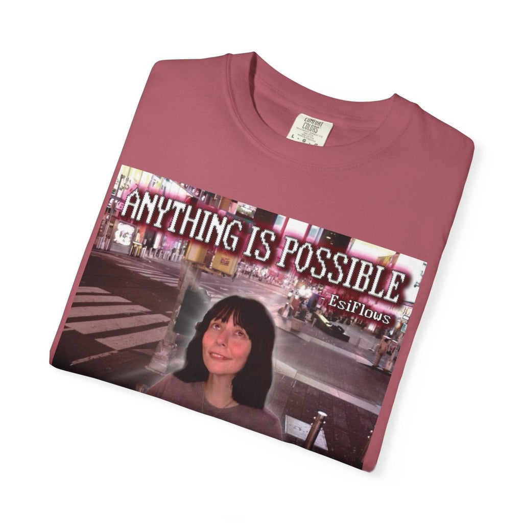 "Anything Is Possible" | ***[Graphic Tee]*** | EsiFlows | Surreal Dreamy Psychedelic Uplifting Unisex Garment - Dyed T-shirt - EsiFlows