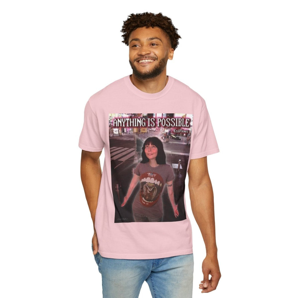 "Anything Is Possible" | ***[Graphic Tee]*** | EsiFlows | Surreal Dreamy Psychedelic Uplifting Unisex Garment - Dyed T-shirt - EsiFlows