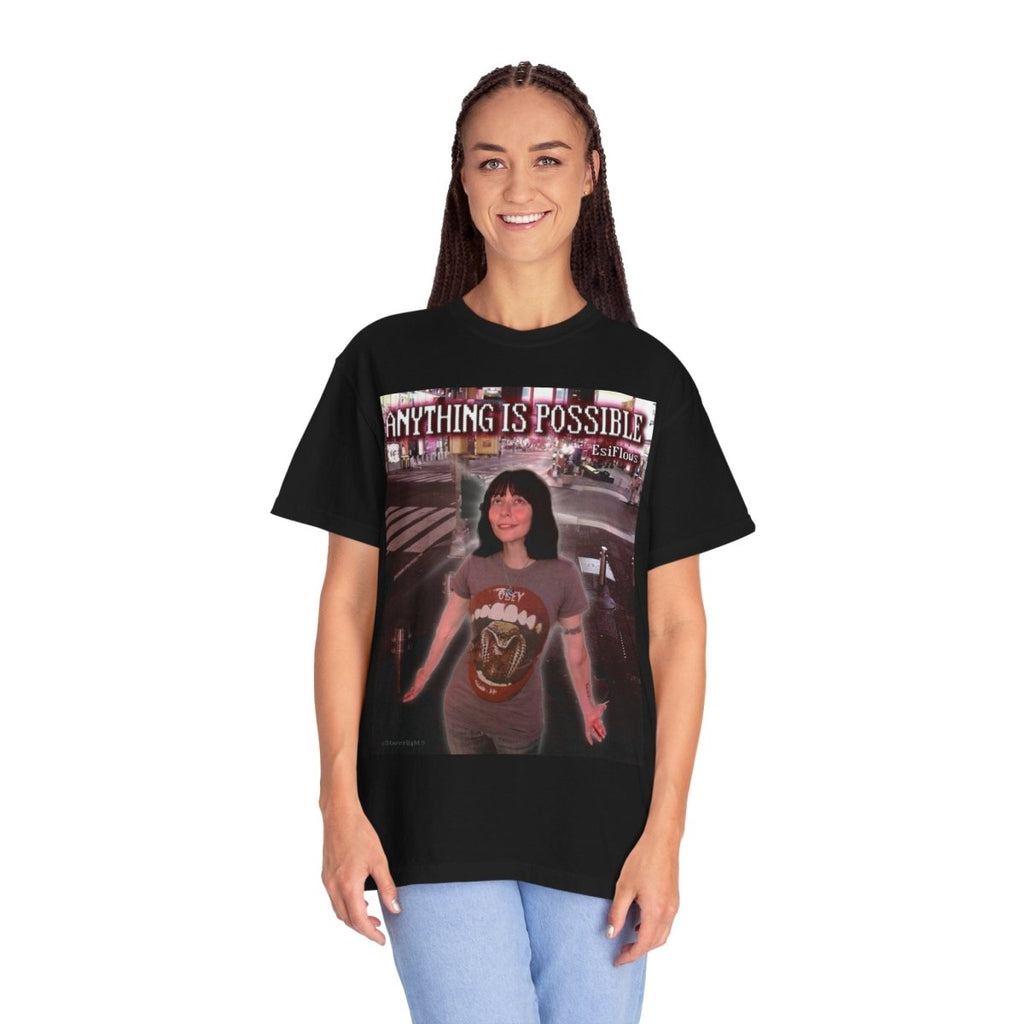 "Anything Is Possible" | ***[Graphic Tee]*** | EsiFlows | Surreal Dreamy Psychedelic Uplifting Unisex Garment - Dyed T-shirt - EsiFlows