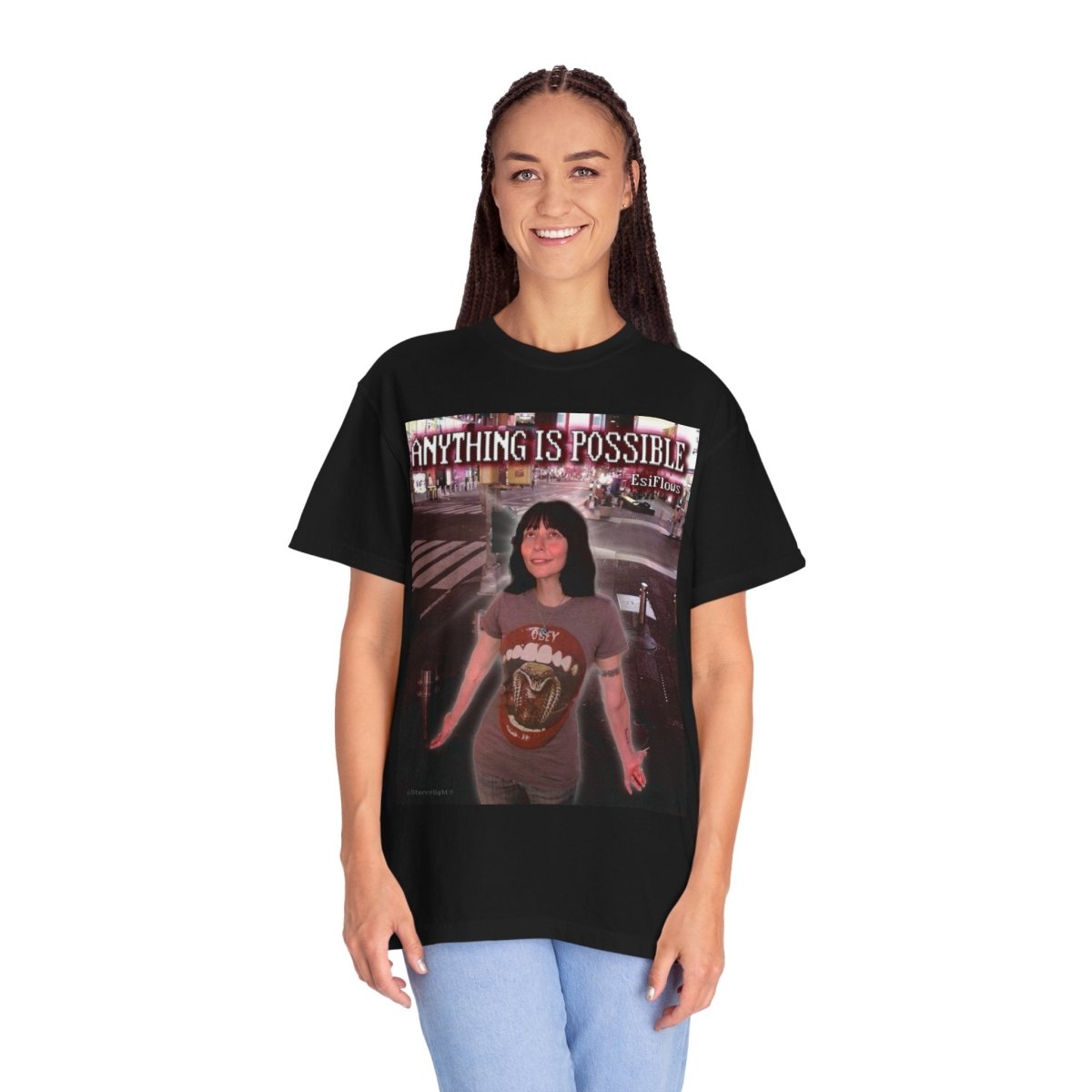 "Anything Is Possible" | ***[Graphic Tee]*** | EsiFlows | Surreal Dreamy Psychedelic Uplifting Unisex Garment - Dyed T-shirt - EsiFlows