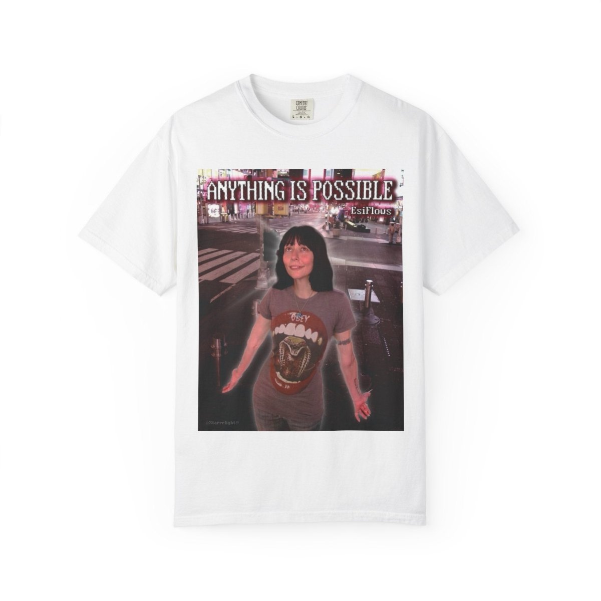 "Anything Is Possible" | ***[Graphic Tee]*** | EsiFlows | Surreal Dreamy Psychedelic Uplifting Unisex Garment - Dyed T-shirt - EsiFlows