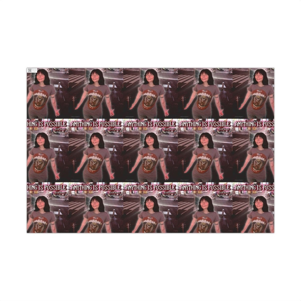 "ANYTHING IS POSSIBLE" | ***[Wrapping Paper]*** | EsiFlows | Inspirational Gift Wrap Paper - EsiFlows