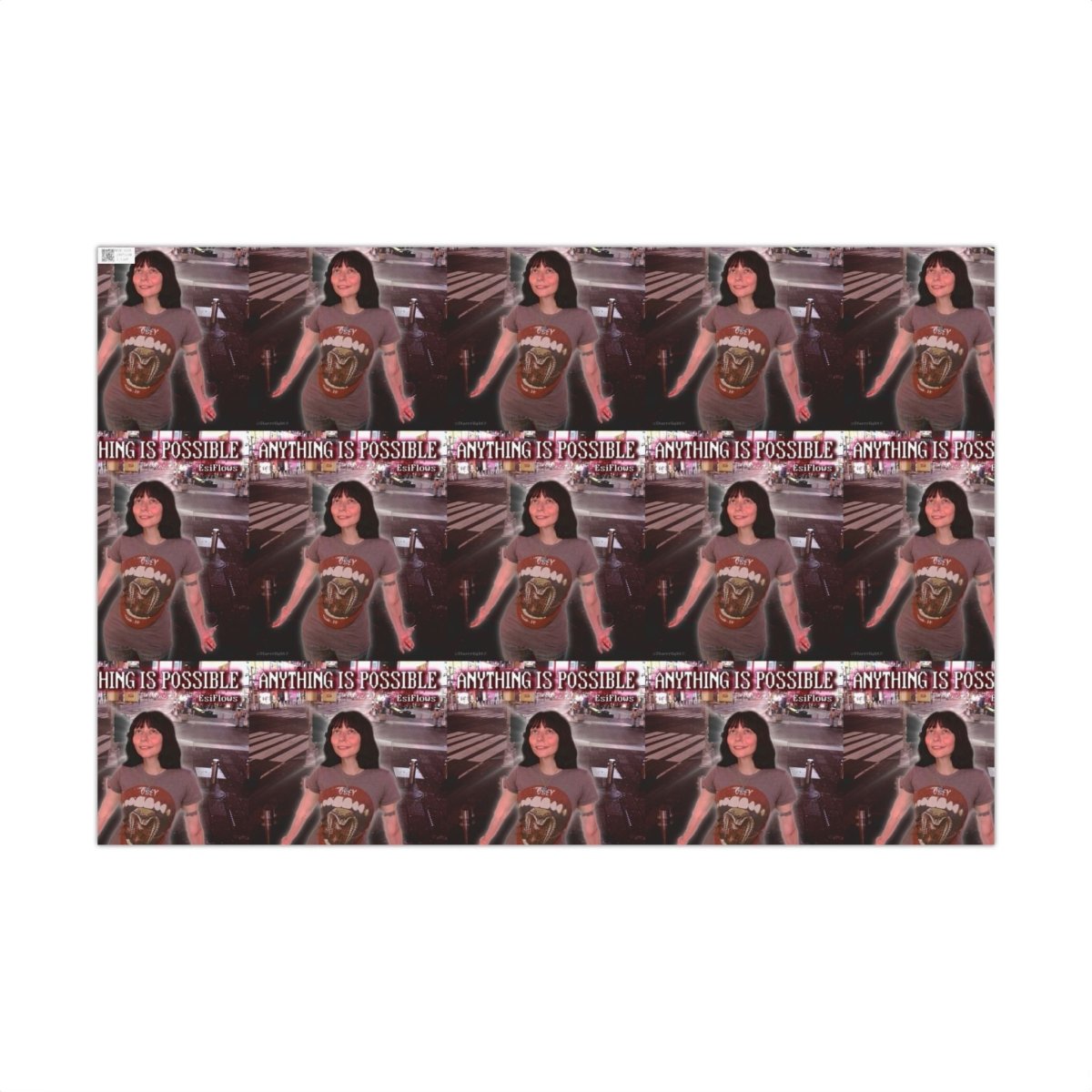 "ANYTHING IS POSSIBLE" | ***[Wrapping Paper]*** | EsiFlows | Inspirational Gift Wrap Paper - EsiFlows