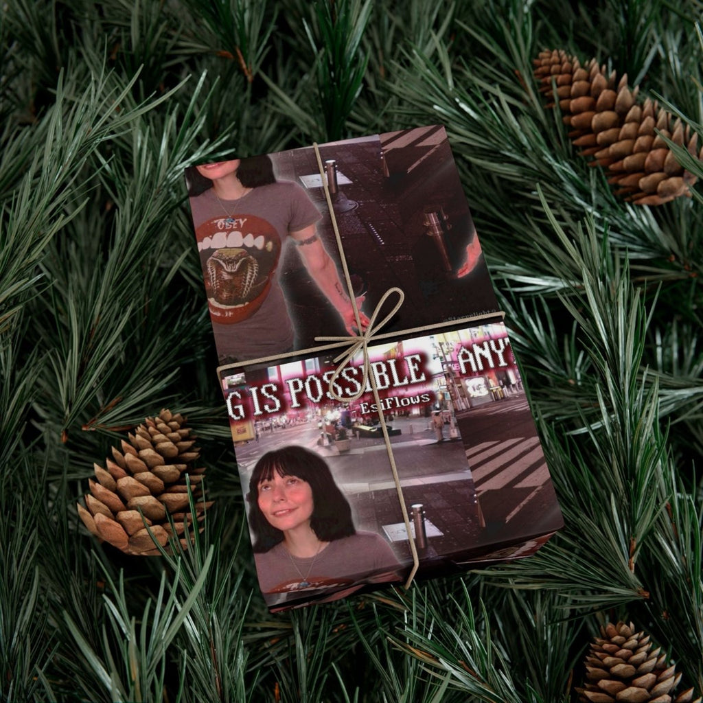 "ANYTHING IS POSSIBLE" | ***[Wrapping Paper]*** | EsiFlows | Inspirational Gift Wrap Paper - EsiFlows