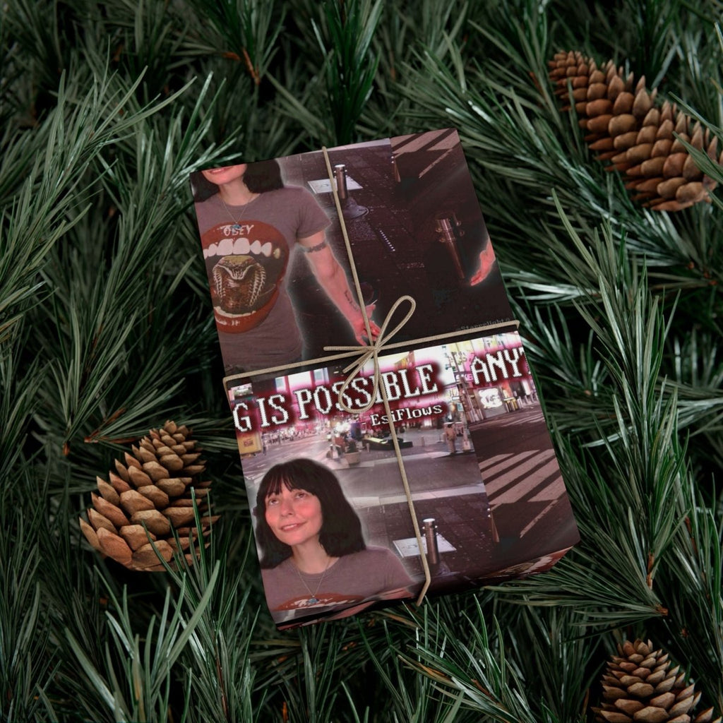 "ANYTHING IS POSSIBLE" | ***[Wrapping Paper]*** | EsiFlows | Inspirational Gift Wrap Paper - EsiFlows