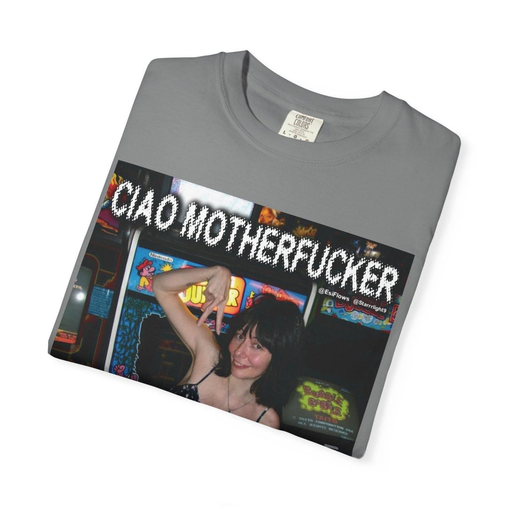 "Ciao Motherfucker - Arcade" | ***[Graphic Tee]*** | EsiFlows | Beautiful Fashion Model Aesthetic Arcade Tee Shirt - EsiFlows