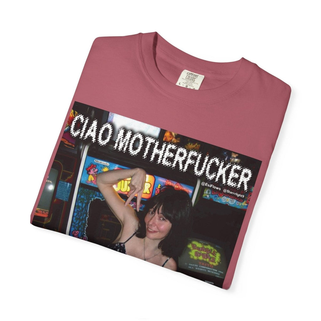 "Ciao Motherfucker - Arcade" | ***[Graphic Tee]*** | EsiFlows | Beautiful Fashion Model Aesthetic Arcade Tee Shirt - EsiFlows