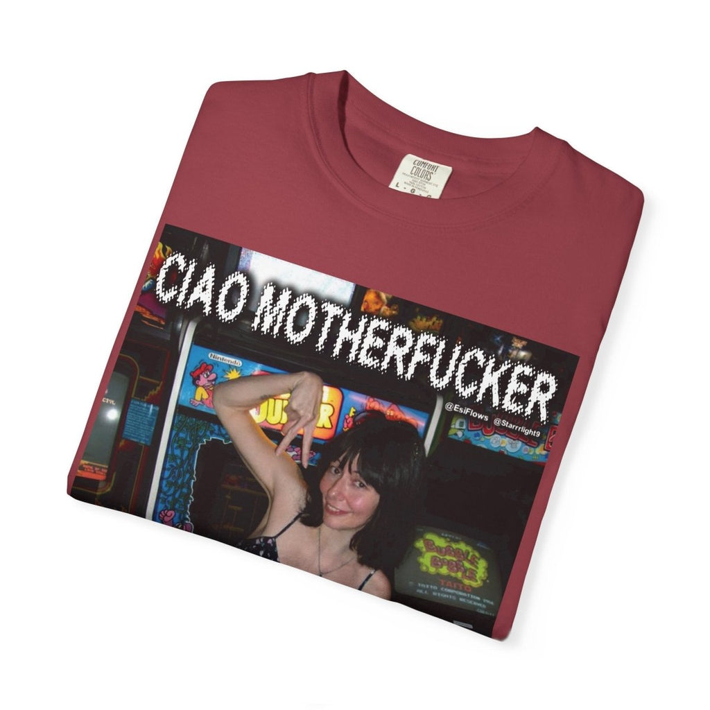 "Ciao Motherfucker - Arcade" | ***[Graphic Tee]*** | EsiFlows | Beautiful Fashion Model Aesthetic Arcade Tee Shirt - EsiFlows