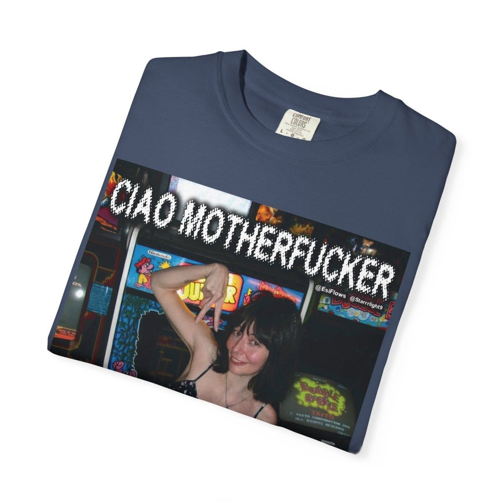 "Ciao Motherfucker - Arcade" | ***[Graphic Tee]*** | EsiFlows | Beautiful Fashion Model Aesthetic Arcade Tee Shirt - EsiFlows