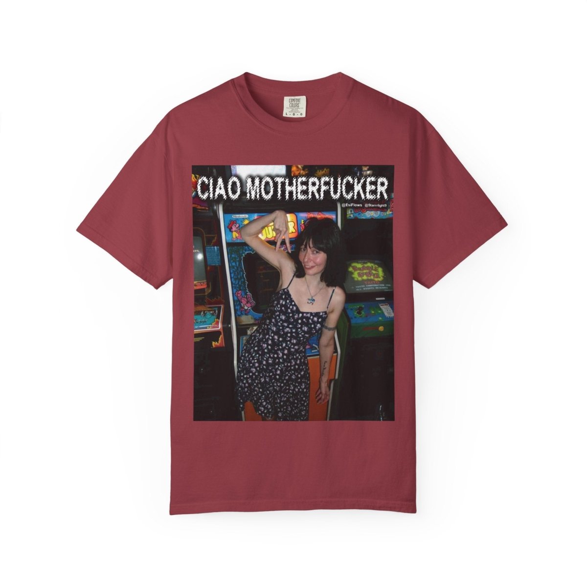 "Ciao Motherfucker - Arcade" | ***[Graphic Tee]*** | EsiFlows | Beautiful Fashion Model Aesthetic Arcade Tee Shirt - EsiFlows