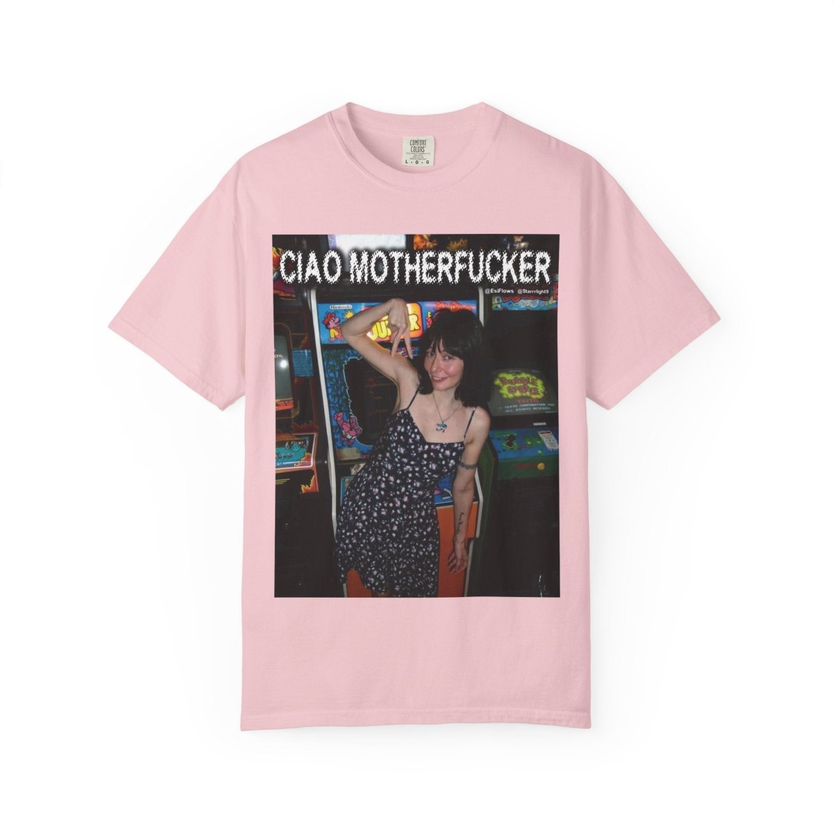 "Ciao Motherfucker - Arcade" | ***[Graphic Tee]*** | EsiFlows | Beautiful Fashion Model Aesthetic Arcade Tee Shirt - EsiFlows
