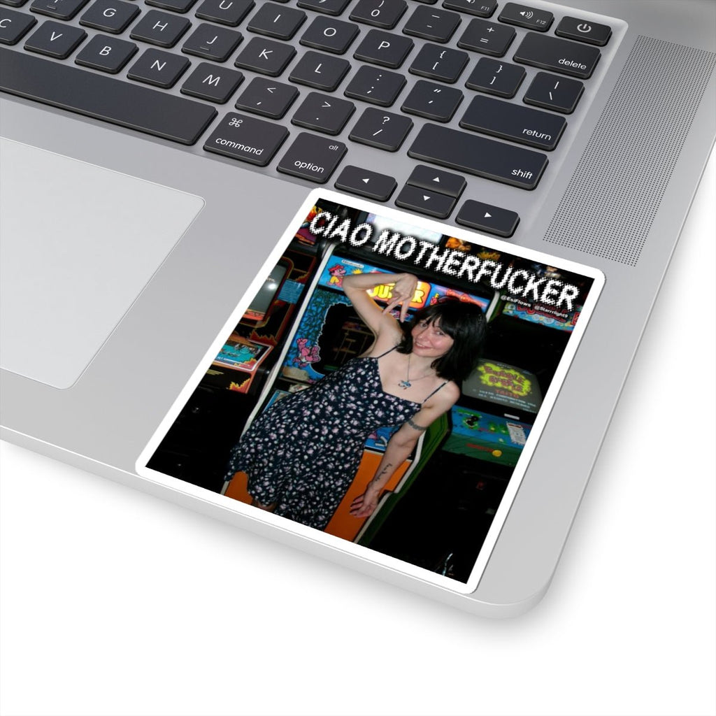 "Ciao Motherfucker - Arcade" | ***[Sticker]*** | EsiFlows | Beautiful Woman Aesthetic Arcade Stickers - EsiFlows