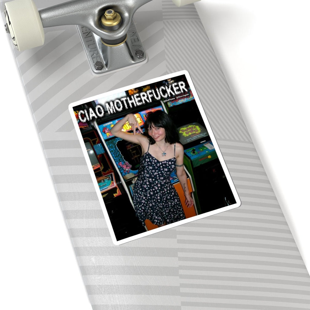 "Ciao Motherfucker - Arcade" | ***[Sticker]*** | EsiFlows | Beautiful Woman Aesthetic Arcade Stickers - EsiFlows