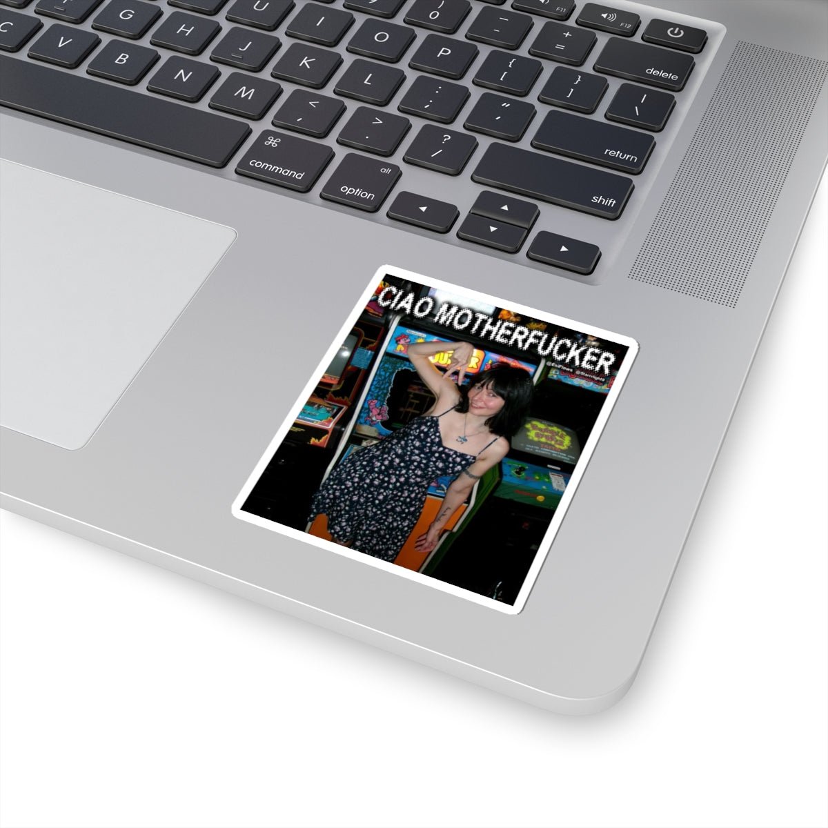 "Ciao Motherfucker - Arcade" | ***[Sticker]*** | EsiFlows | Beautiful Woman Aesthetic Arcade Stickers - EsiFlows