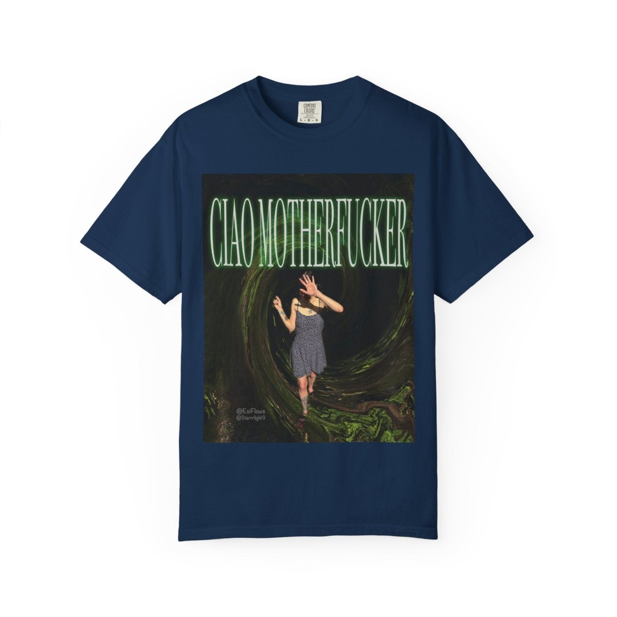 "Ciao Motherfucker - Faded Forest 2" | ***[Graphic Tee]*** | EsiFlows | Beautiful Fashion Model Aesthetic Arcade Tee Shirt - EsiFlows