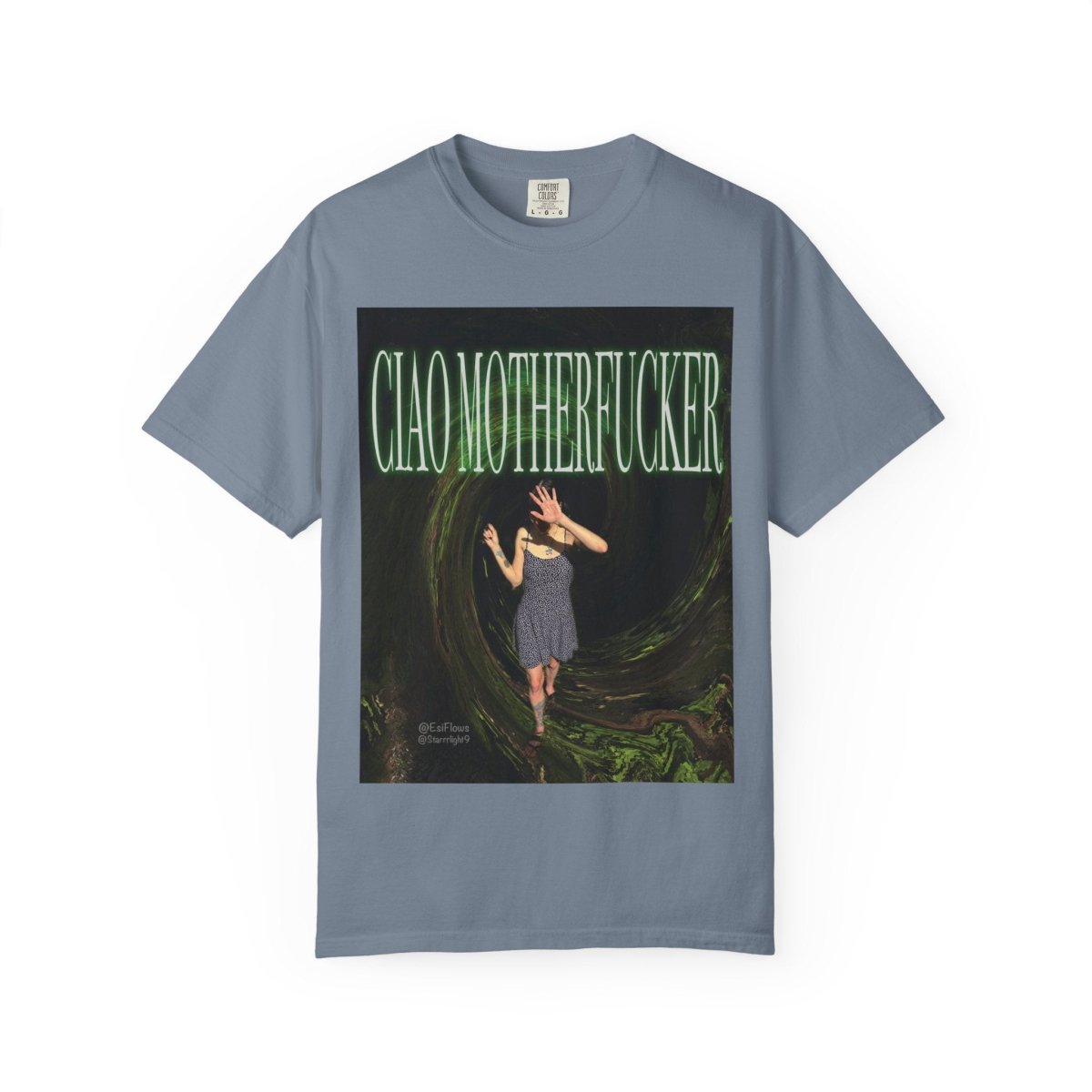 "Ciao Motherfucker - Faded Forest 2" | ***[Graphic Tee]*** | EsiFlows | Beautiful Fashion Model Aesthetic Arcade Tee Shirt - EsiFlows