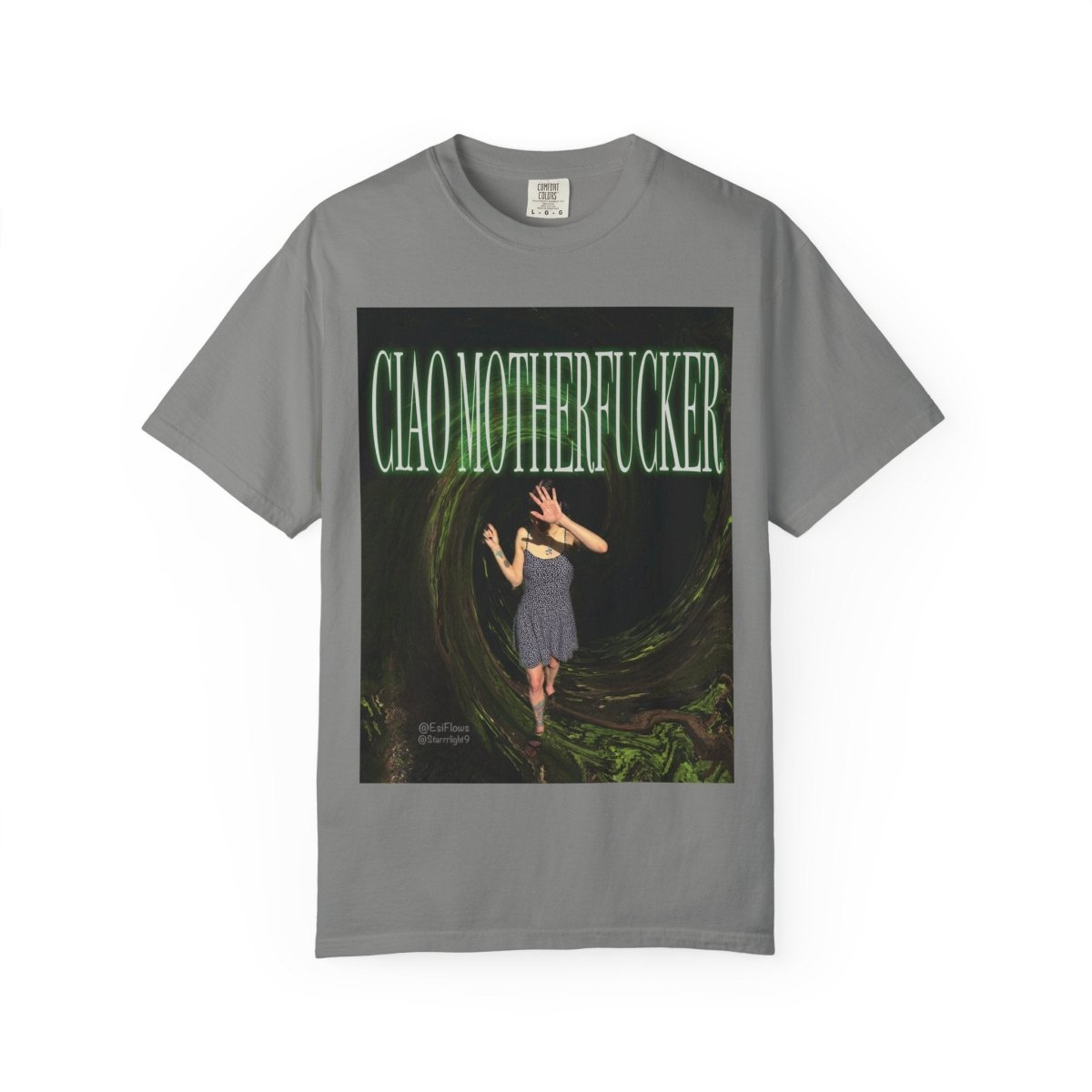 "Ciao Motherfucker - Faded Forest 2" | ***[Graphic Tee]*** | EsiFlows | Beautiful Fashion Model Aesthetic Arcade Tee Shirt - EsiFlows