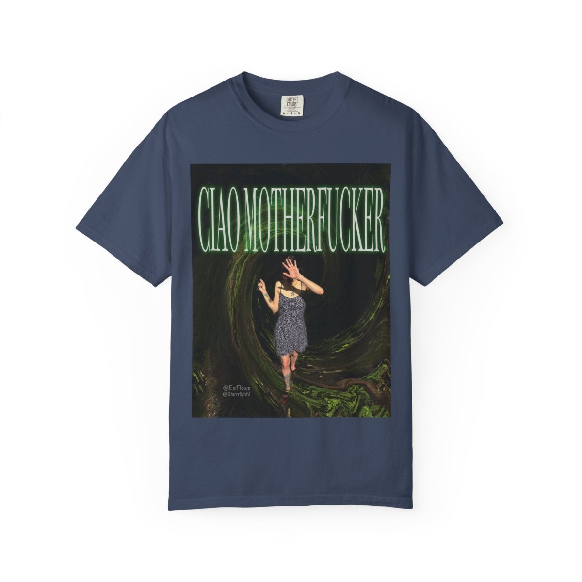 "Ciao Motherfucker - Faded Forest 2" | ***[Graphic Tee]*** | EsiFlows | Beautiful Fashion Model Aesthetic Arcade Tee Shirt - EsiFlows