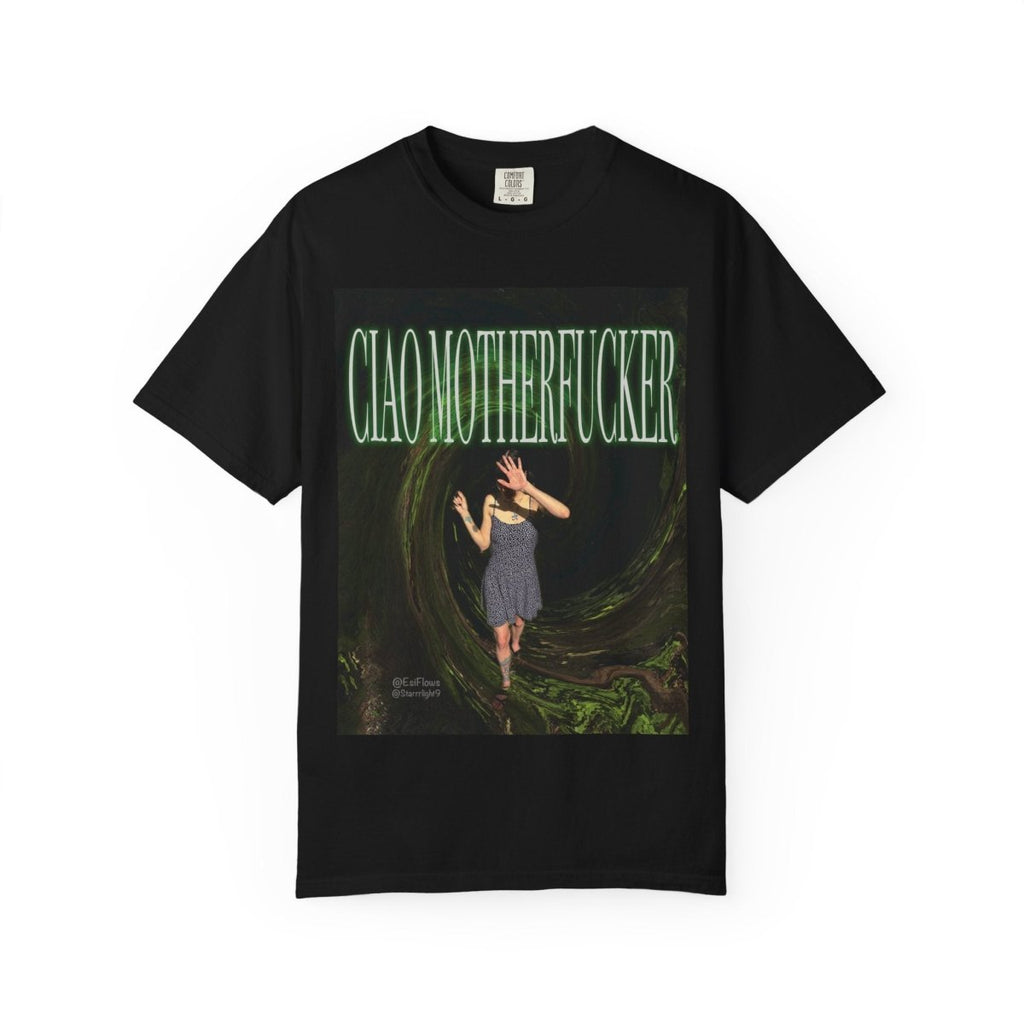 "Ciao Motherfucker - Faded Forest 2" | ***[Graphic Tee]*** | EsiFlows | Beautiful Fashion Model Aesthetic Arcade Tee Shirt - EsiFlows