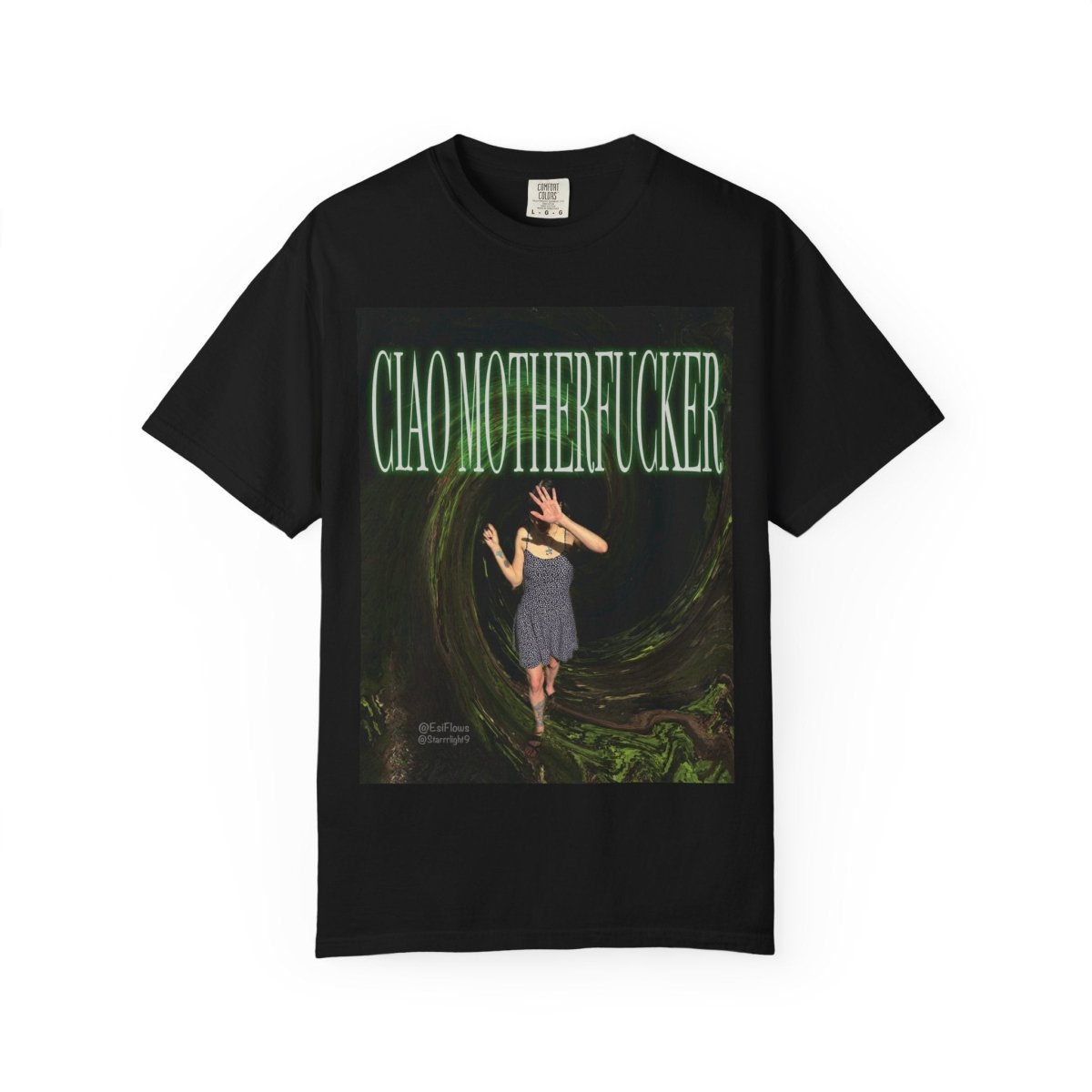 "Ciao Motherfucker - Faded Forest 2" | ***[Graphic Tee]*** | EsiFlows | Beautiful Fashion Model Aesthetic Arcade Tee Shirt - EsiFlows