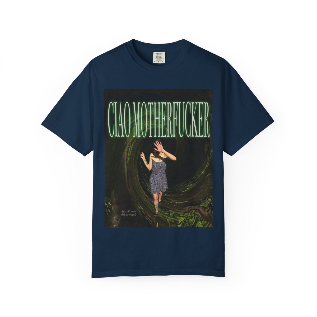 "Ciao Motherfucker - Faded Forest 2" | ***[Graphic Tee]*** | EsiFlows | Beautiful Fashion Model Aesthetic Arcade Tee Shirt - EsiFlows