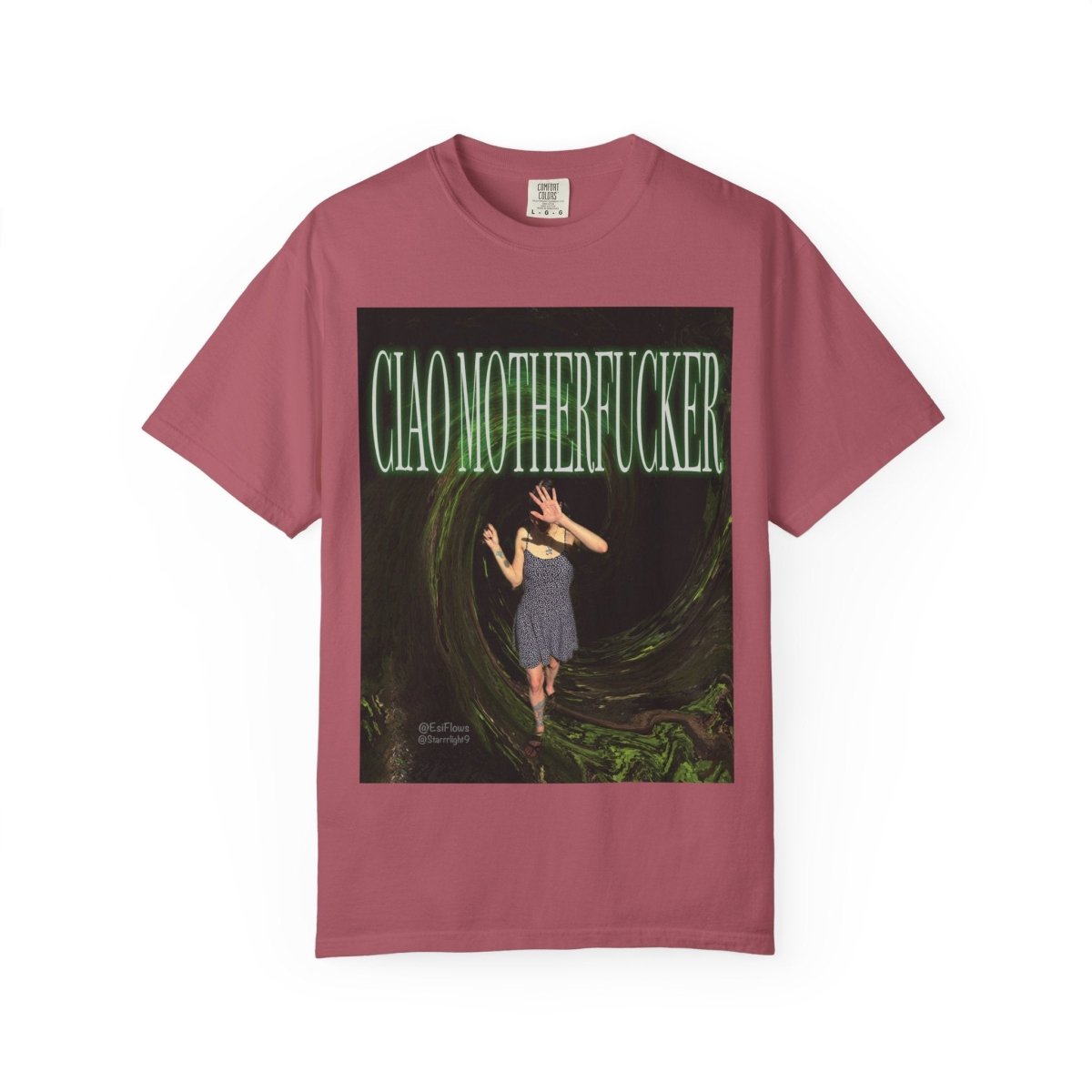 "Ciao Motherfucker - Faded Forest 2" | ***[Graphic Tee]*** | EsiFlows | Beautiful Fashion Model Aesthetic Arcade Tee Shirt - EsiFlows
