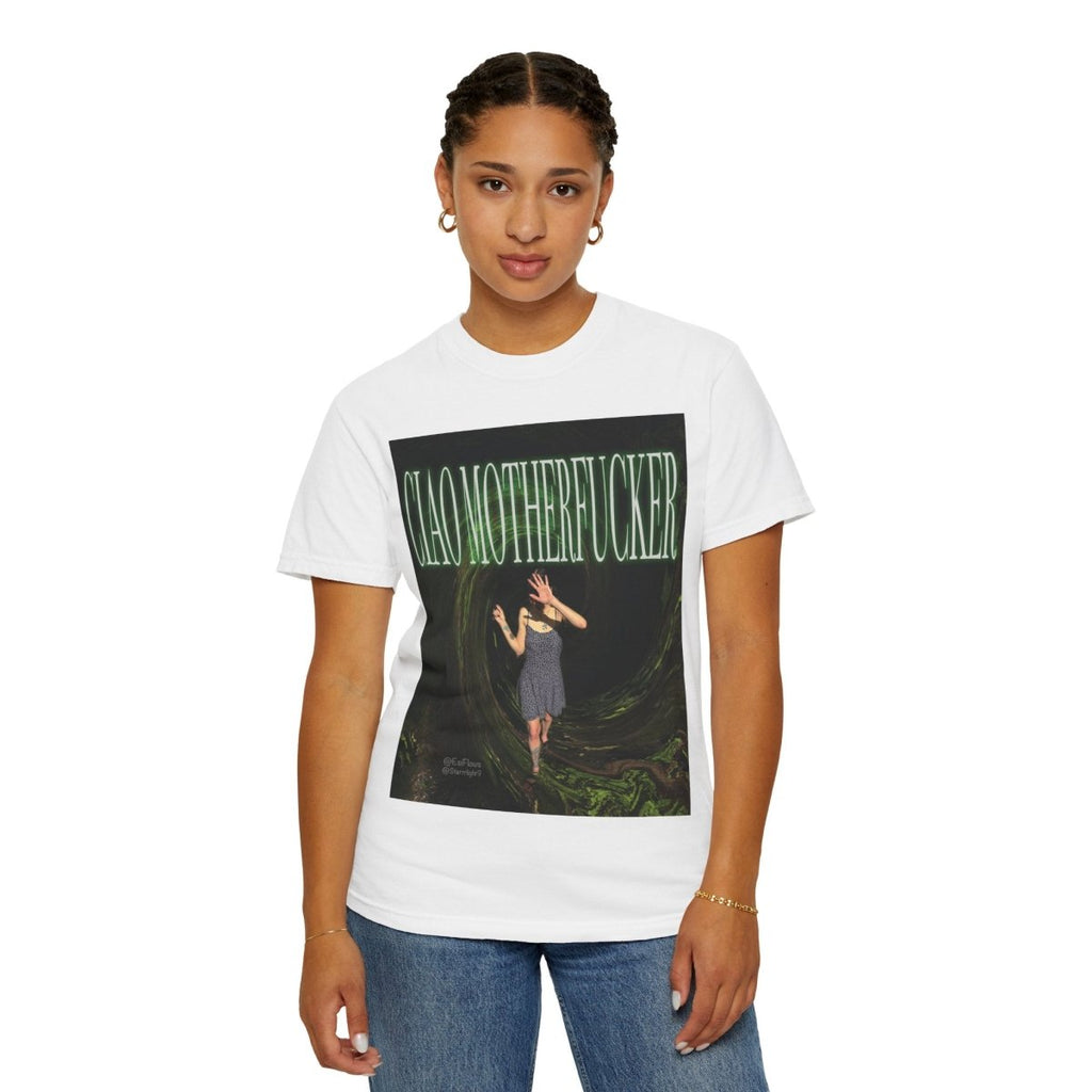 "Ciao Motherfucker - Faded Forest 2" | ***[Graphic Tee]*** | EsiFlows | Beautiful Fashion Model Aesthetic Arcade Tee Shirt - EsiFlows