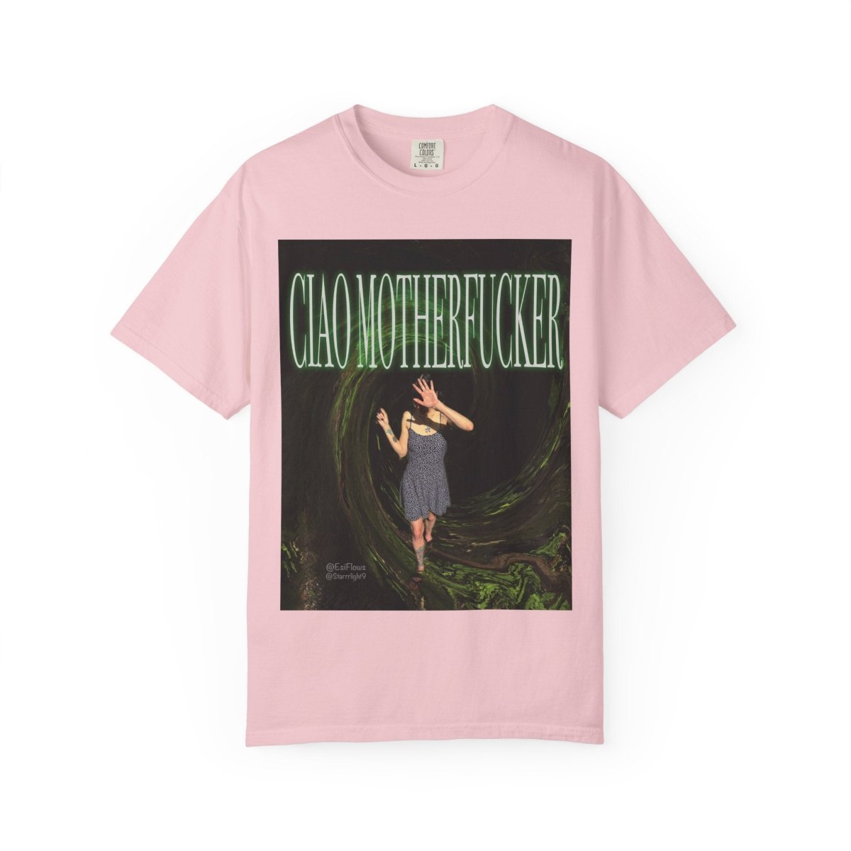 "Ciao Motherfucker - Faded Forest 2" | ***[Graphic Tee]*** | EsiFlows | Beautiful Fashion Model Aesthetic Arcade Tee Shirt - EsiFlows