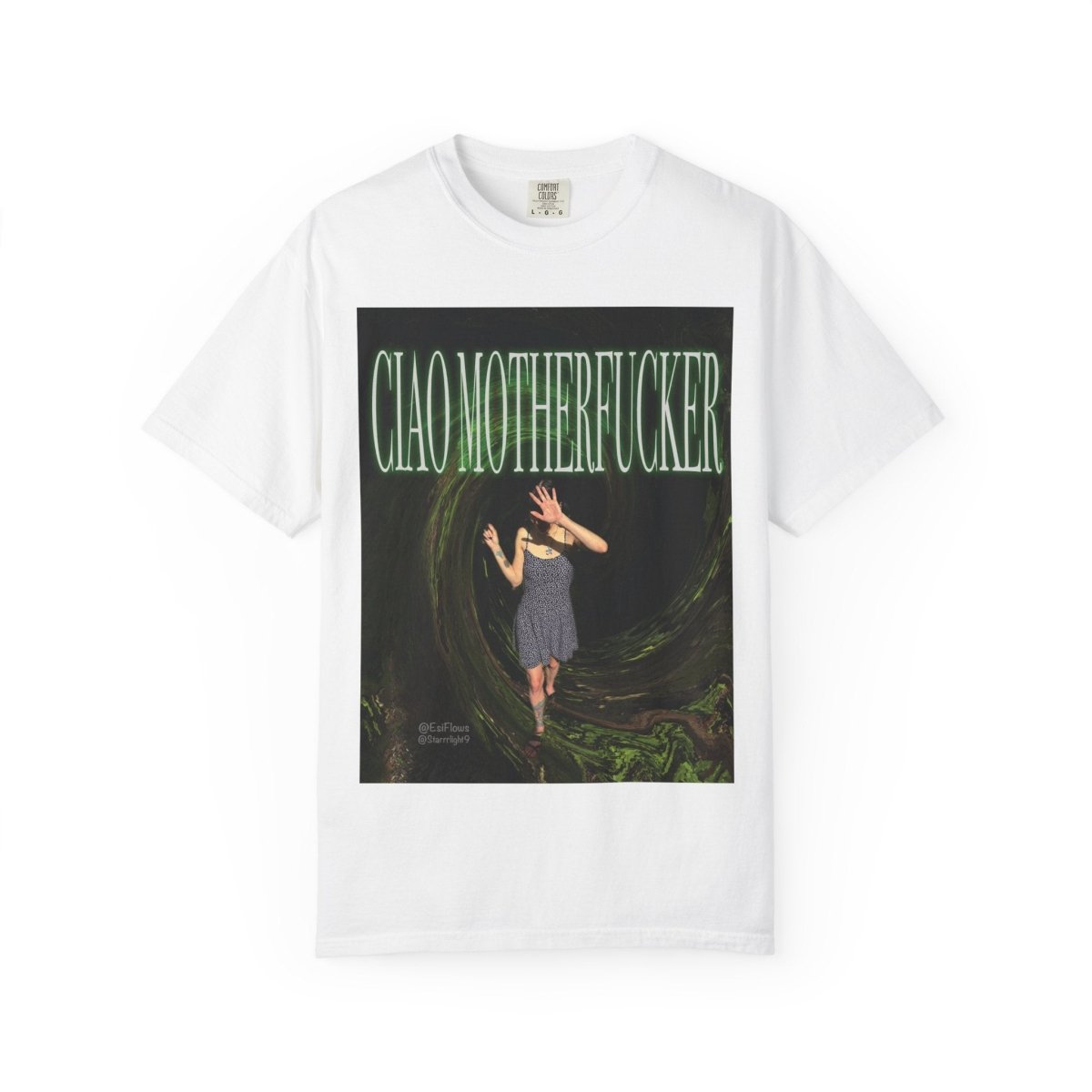 "Ciao Motherfucker - Faded Forest 2" | ***[Graphic Tee]*** | EsiFlows | Beautiful Fashion Model Aesthetic Arcade Tee Shirt - EsiFlows