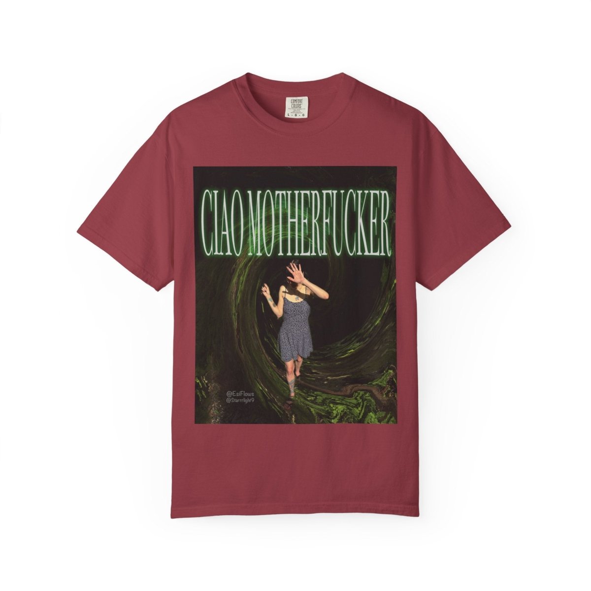 "Ciao Motherfucker - Faded Forest 2" | ***[Graphic Tee]*** | EsiFlows | Beautiful Fashion Model Aesthetic Arcade Tee Shirt - EsiFlows