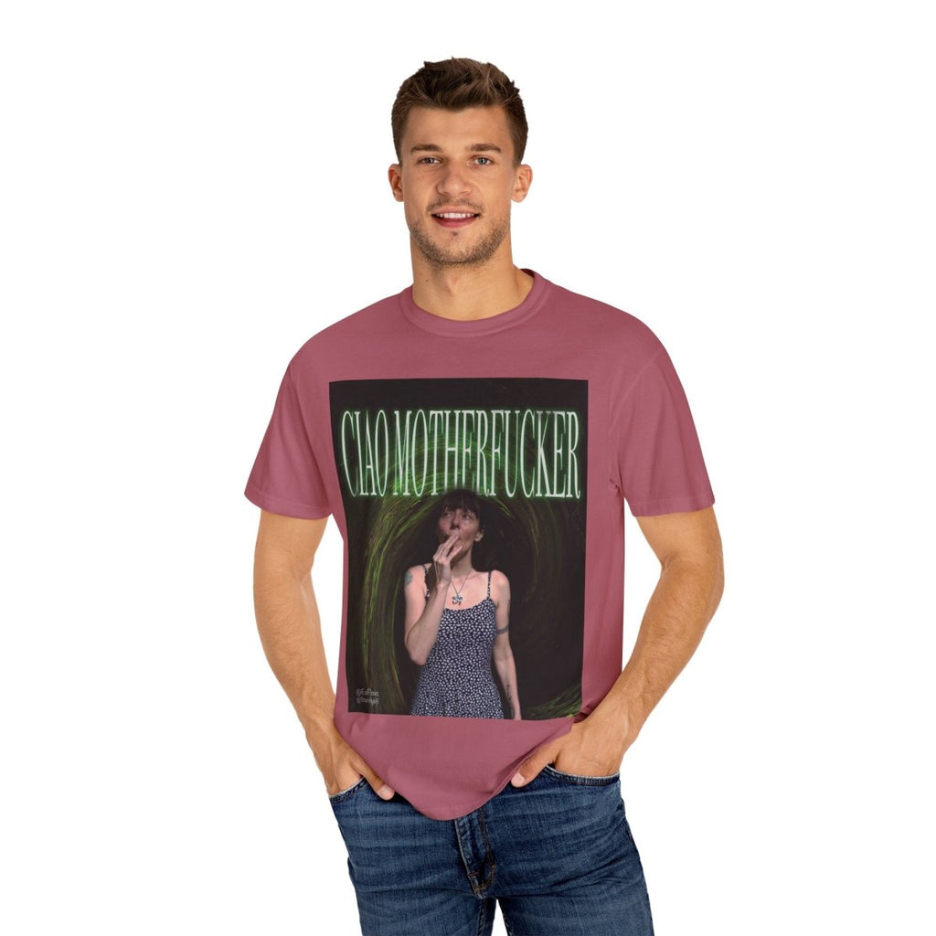 "Ciao Motherfucker - Faded Forest" | ***[Graphic Tee]*** | EsiFlows | Surreal 420 Trippy Dope Fashion Dreamy Unisex Garment - Dyed T-shirt - EsiFlows